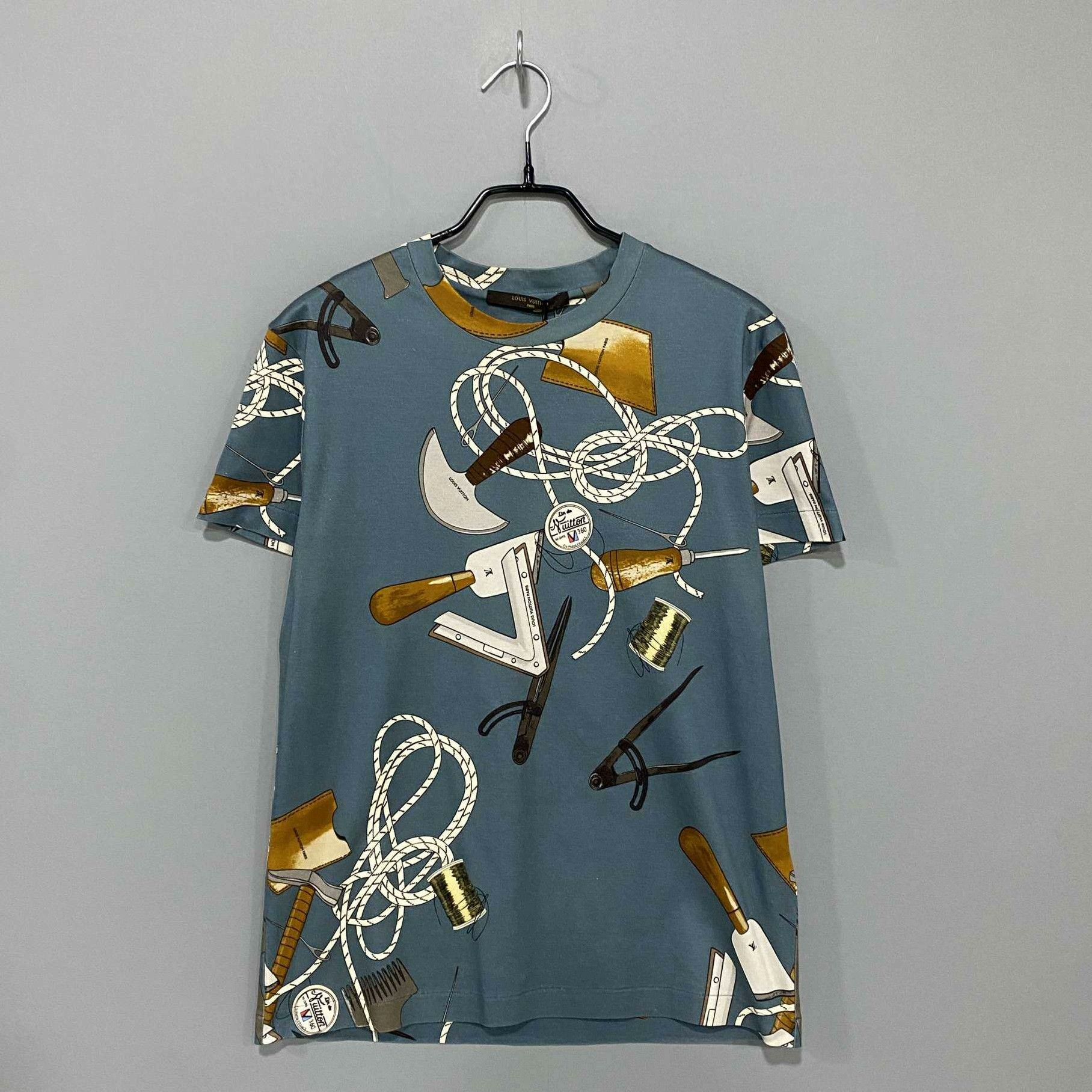 Louis Vuitton Louis Vuitton Printed Graphic T-Shirt xxs Men Size US XXS / EU 40 - 2 Thumbnail