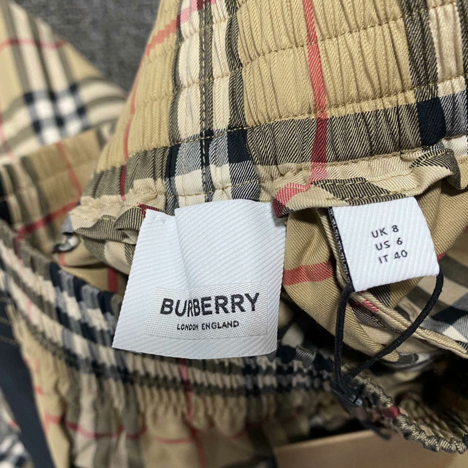 Burberry Burberry Casual Plaid Black Pants 26 Women Size 26" / US 2 / IT 38 - 5 Thumbnail