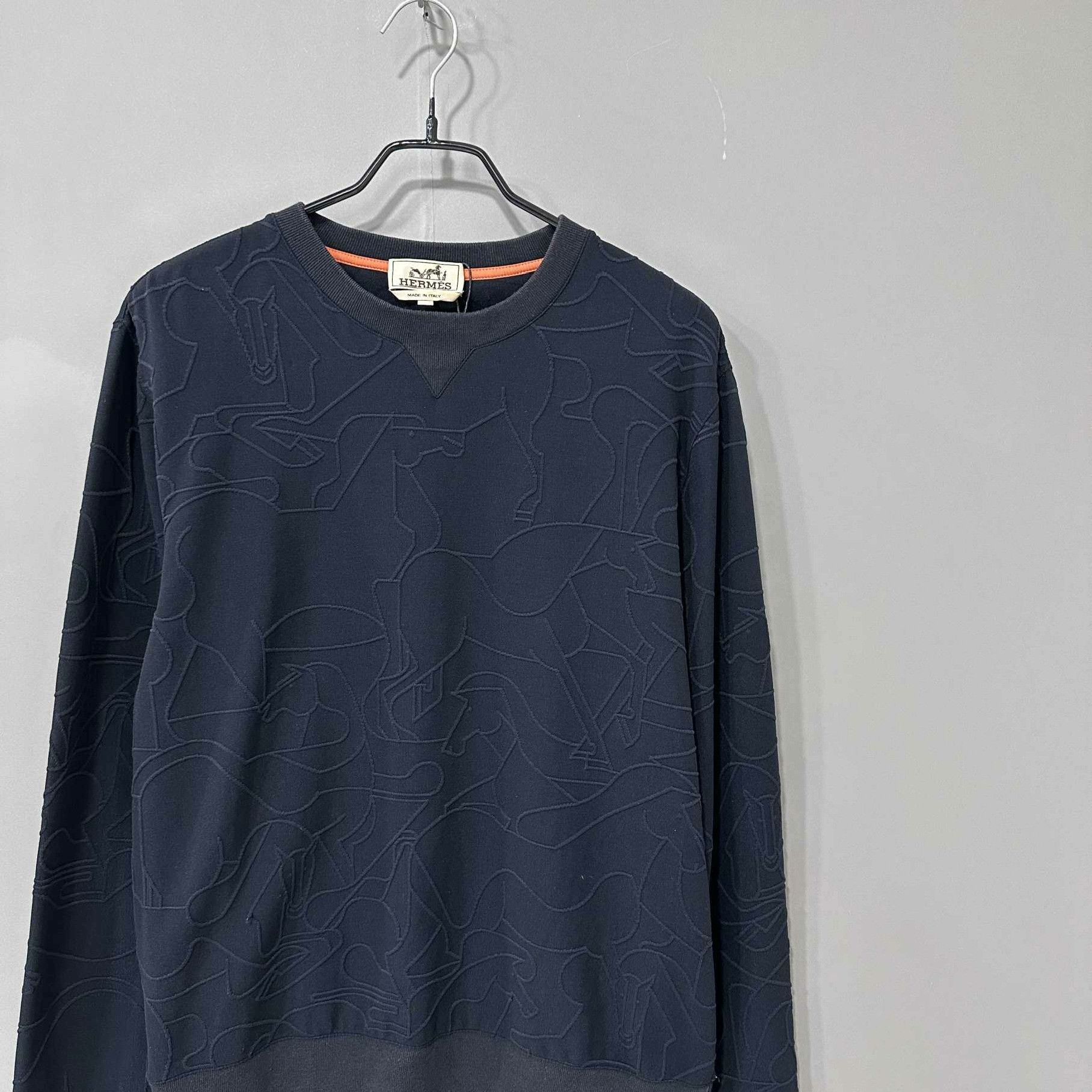 Hermes Hermes Hoodie l Men Size US L / EU 52-54 / 3 - 3 Thumbnail