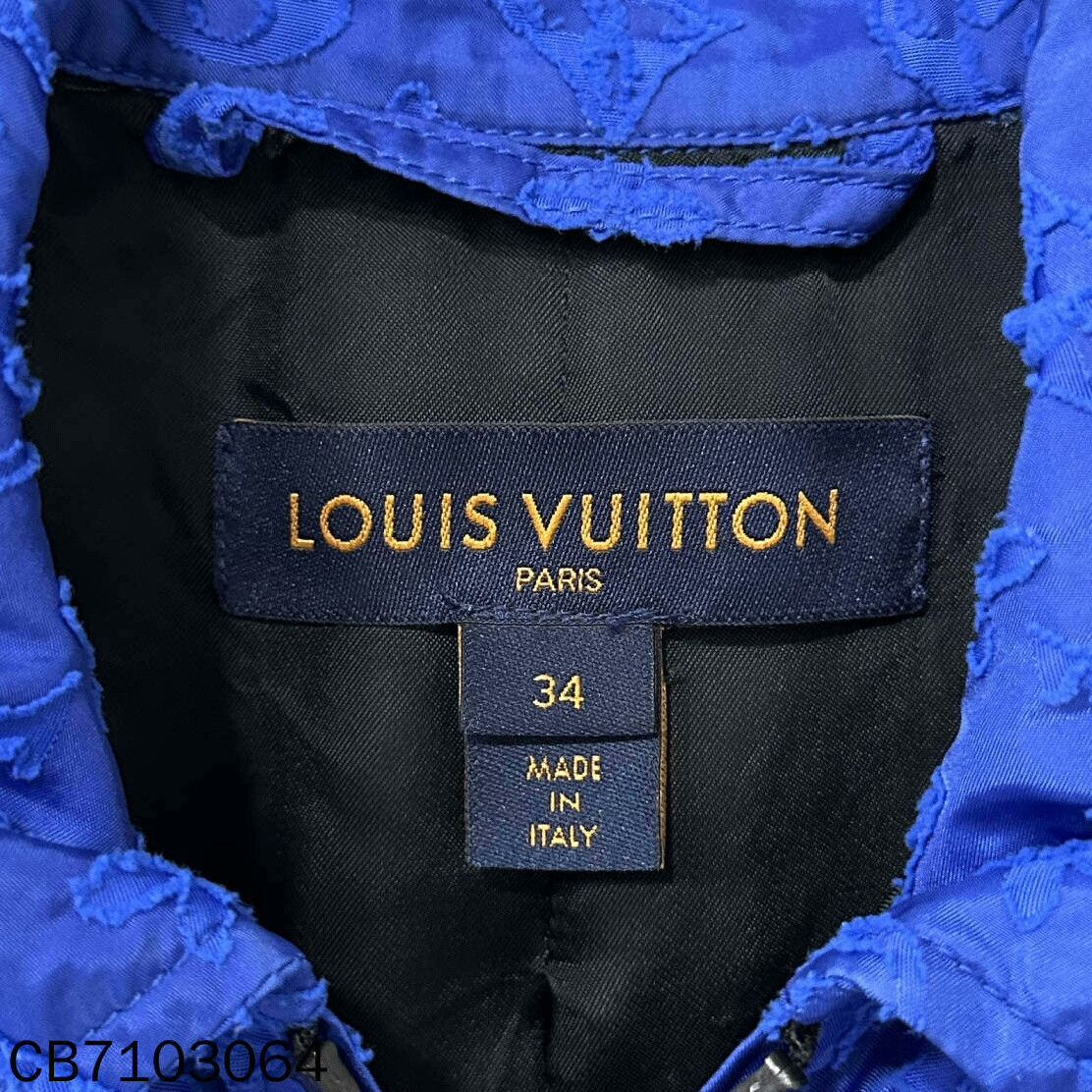 Louis Vuitton Louis Vuitton Retro Blue Jacket L Women Size L / US 10 / IT 46 - 4 Thumbnail