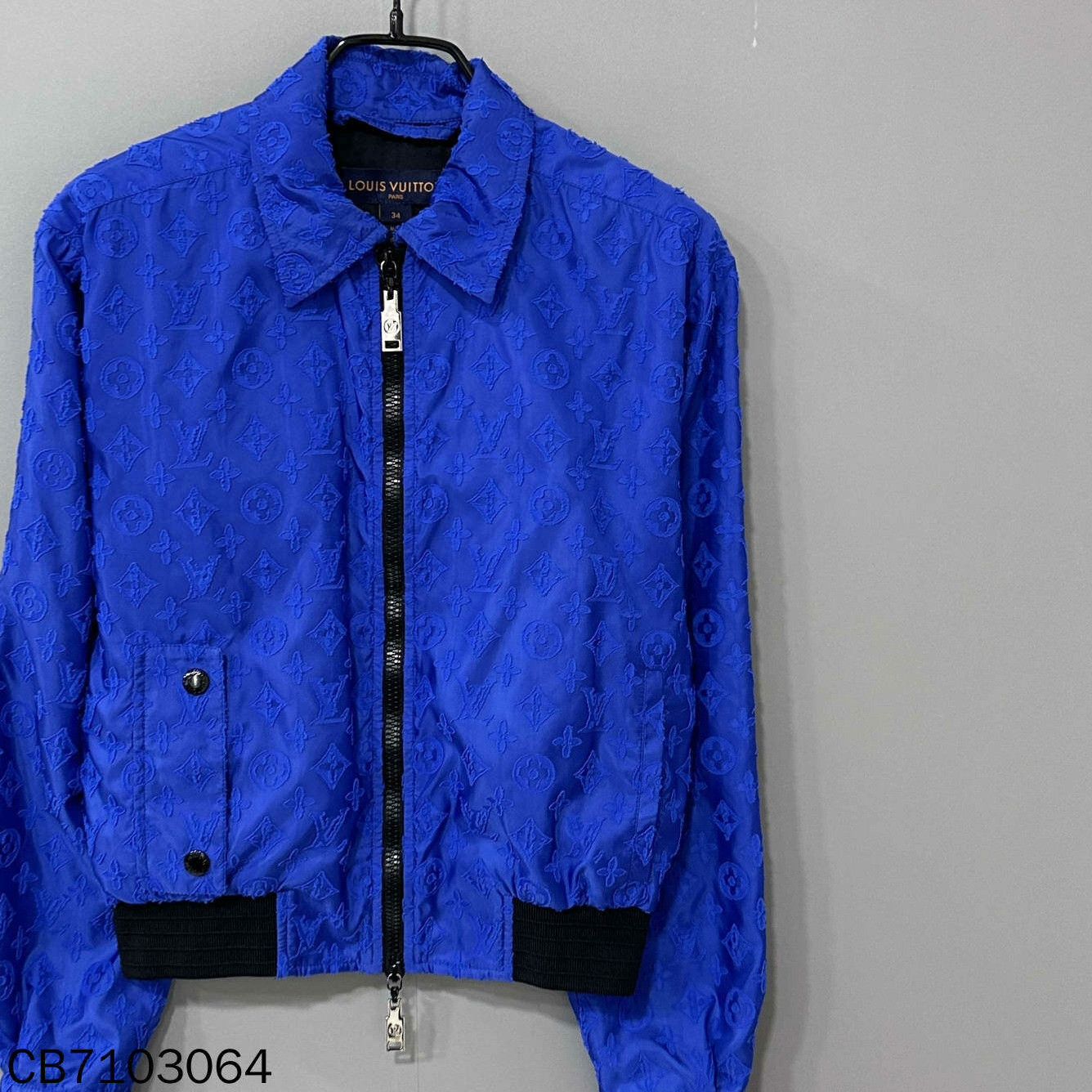 Louis Vuitton Louis Vuitton Retro Blue Jacket L Women Size L / US 10 / IT 46 - 2 Thumbnail