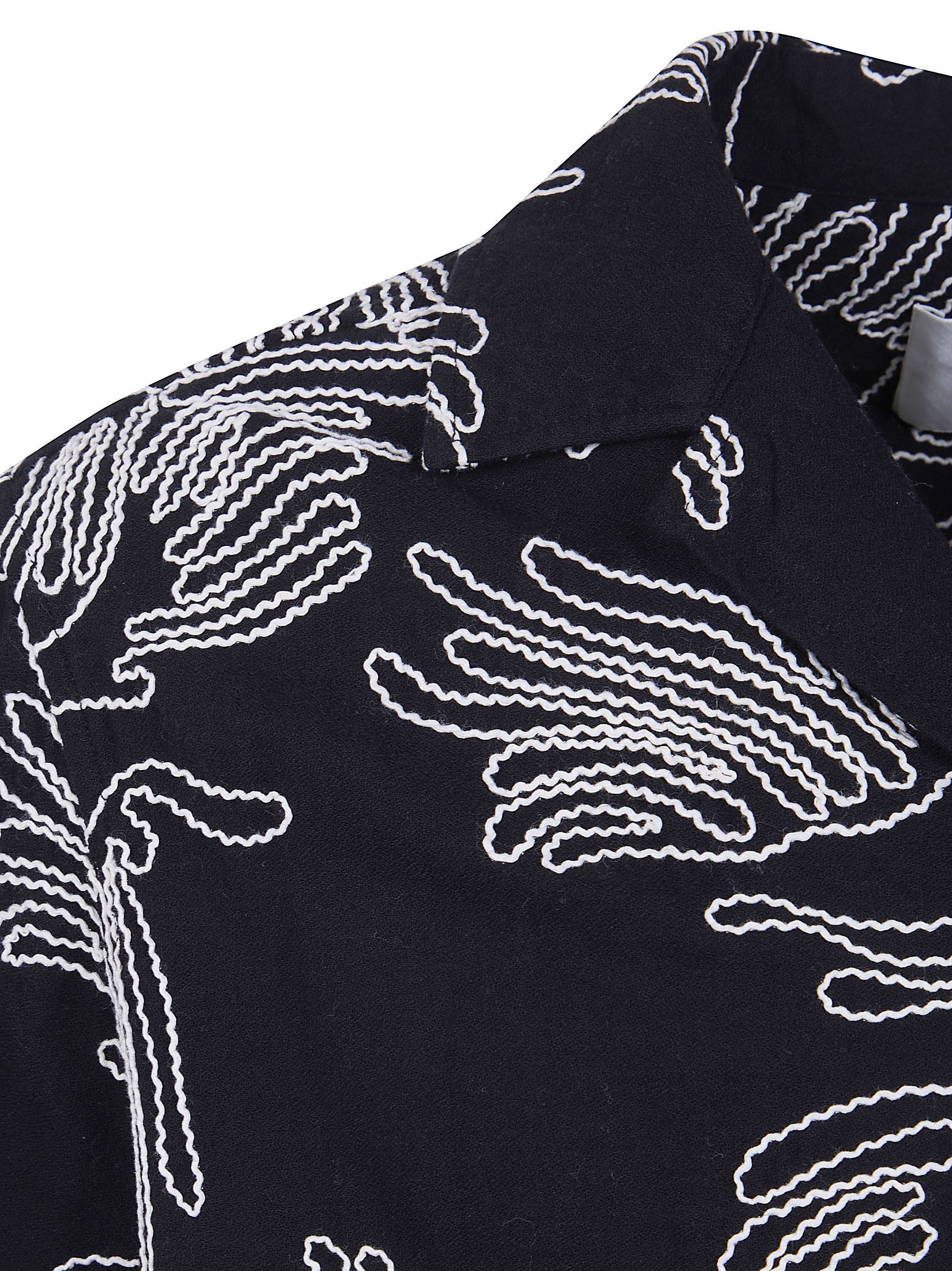Les Deux "LIAM AOE FLOWER" SHORT SLEEVES SHIRT Size US XL / EU 56 / 4 - 3 Thumbnail