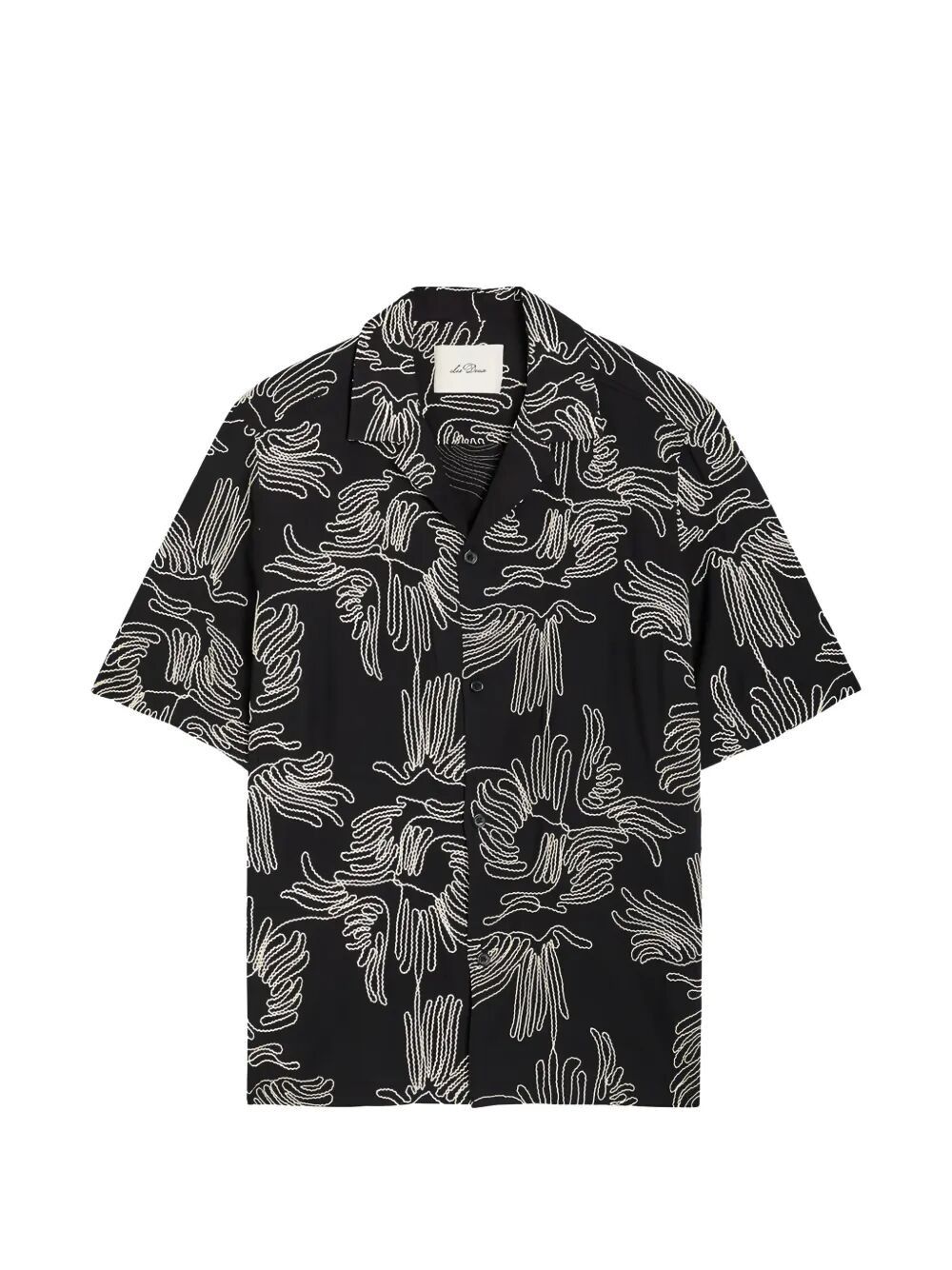 Les Deux "LIAM AOE FLOWER" SHORT SLEEVES SHIRT Size US XL / EU 56 / 4 - 4 Thumbnail