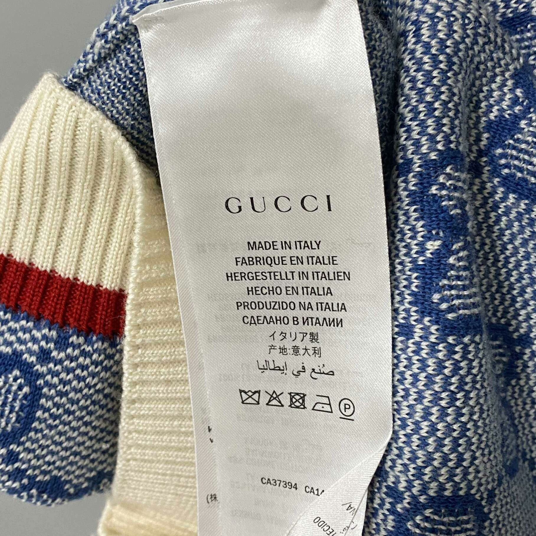 Gucci Gucci Retro Blue Sweater M Women Size M / US 6-8 / IT 42-44 - 4 Thumbnail