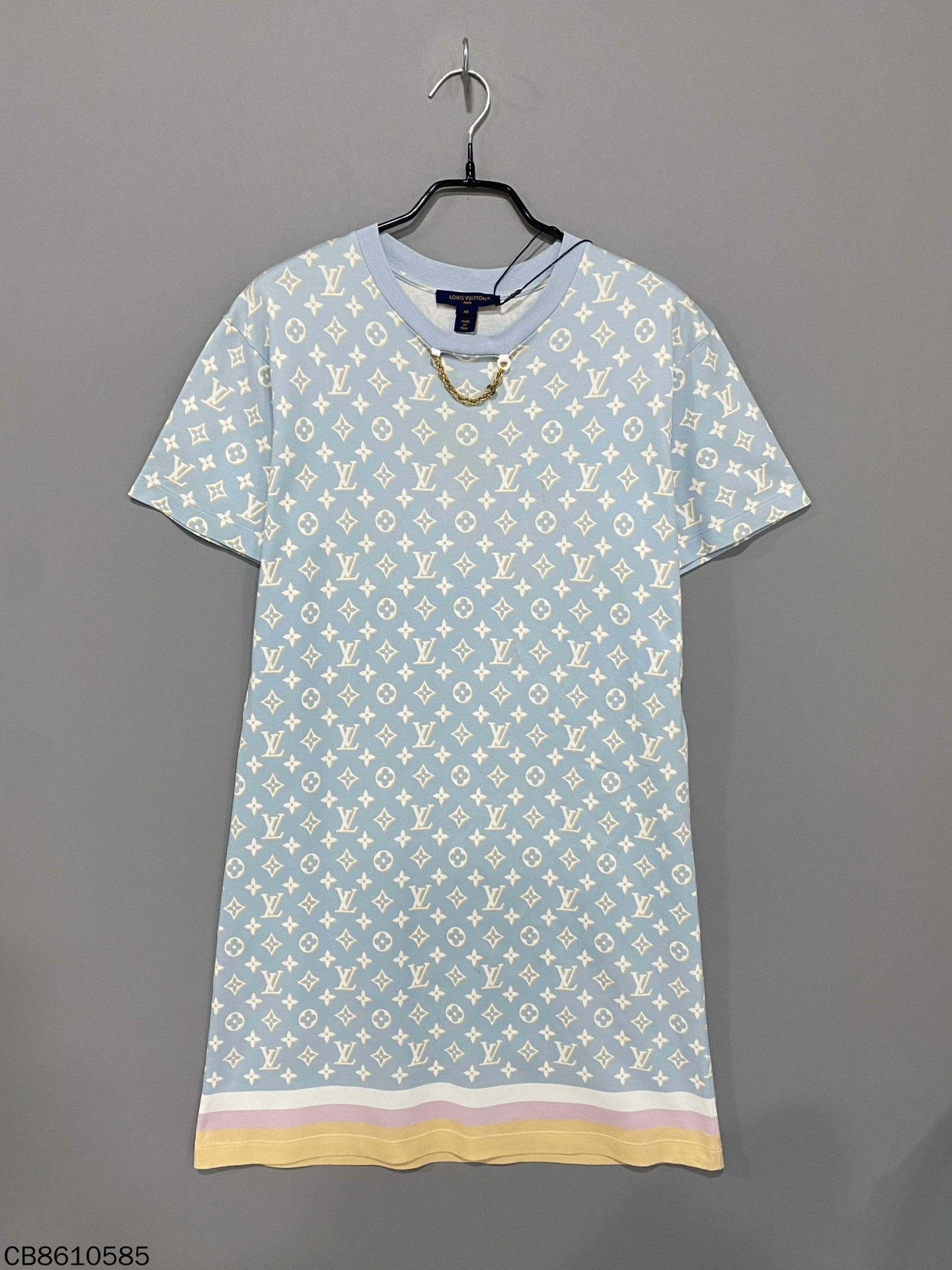 Louis Vuitton Louis Vuitton Blue Dress M Women Size M / US 6-8 / IT 42-44 - 2 Thumbnail