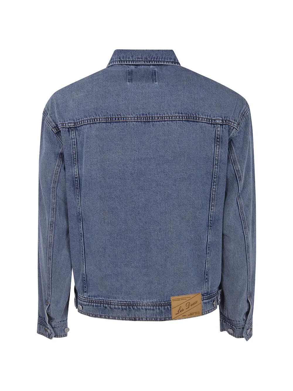 Les Deux "RALLY" ICE BLUE DENIM JACKET Size US S / EU 44-46 / 1 - 6 Thumbnail