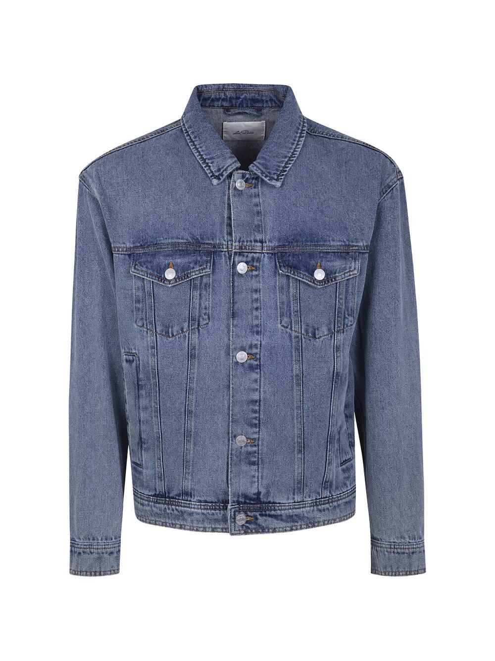 Les Deux "RALLY" ICE BLUE DENIM JACKET Size US XL / EU 56 / 4 - 5 Thumbnail