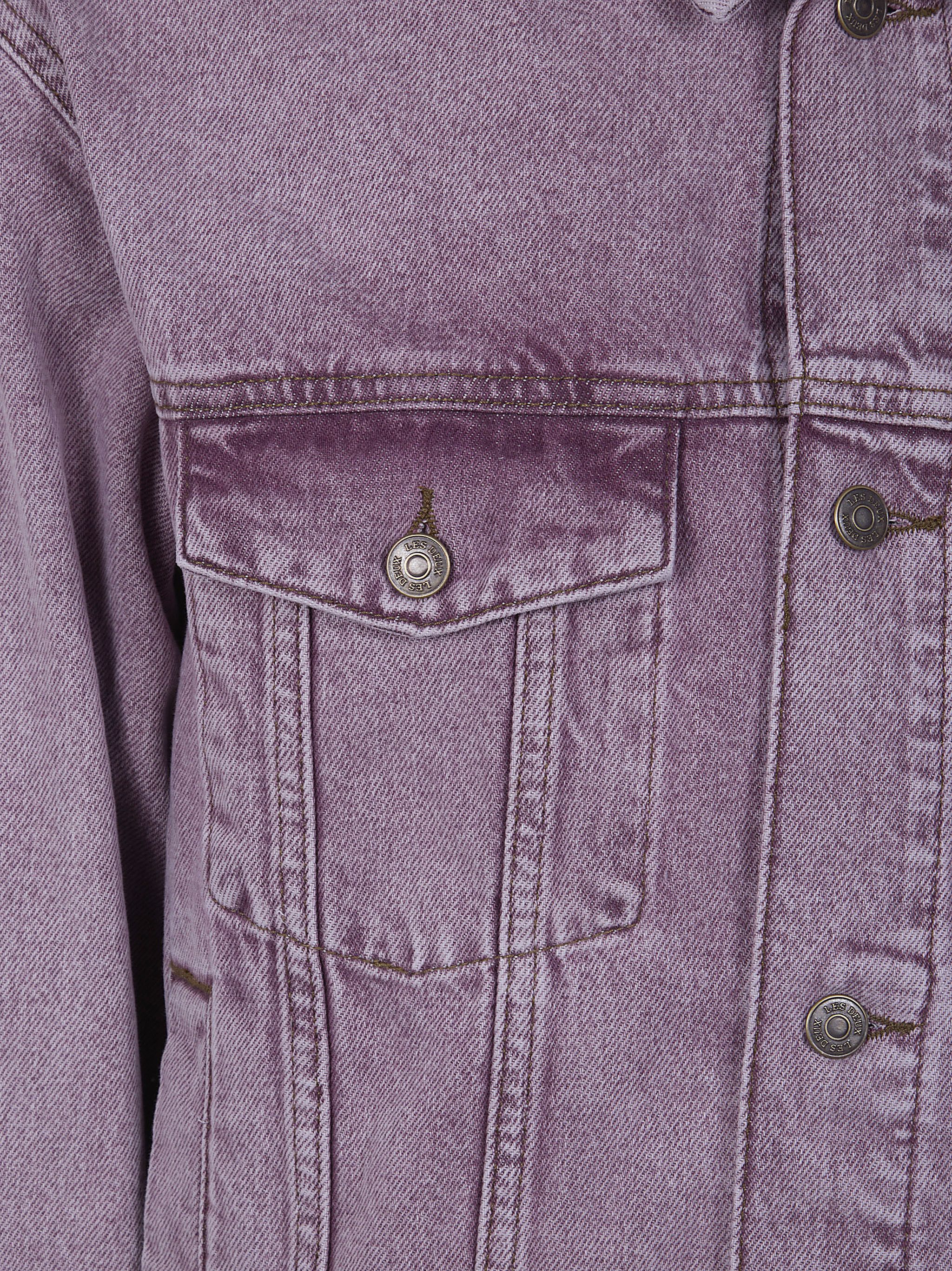 Les Deux "RALLY" LIGHT PINK DENIM JACKET Size US M / EU 48-50 / 2 - 3 Thumbnail