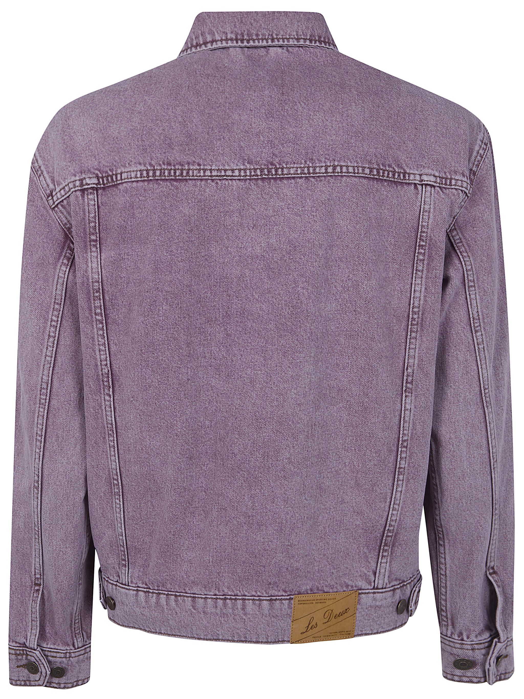 Les Deux "RALLY" LIGHT PINK DENIM JACKET Size US M / EU 48-50 / 2 - 4 Thumbnail