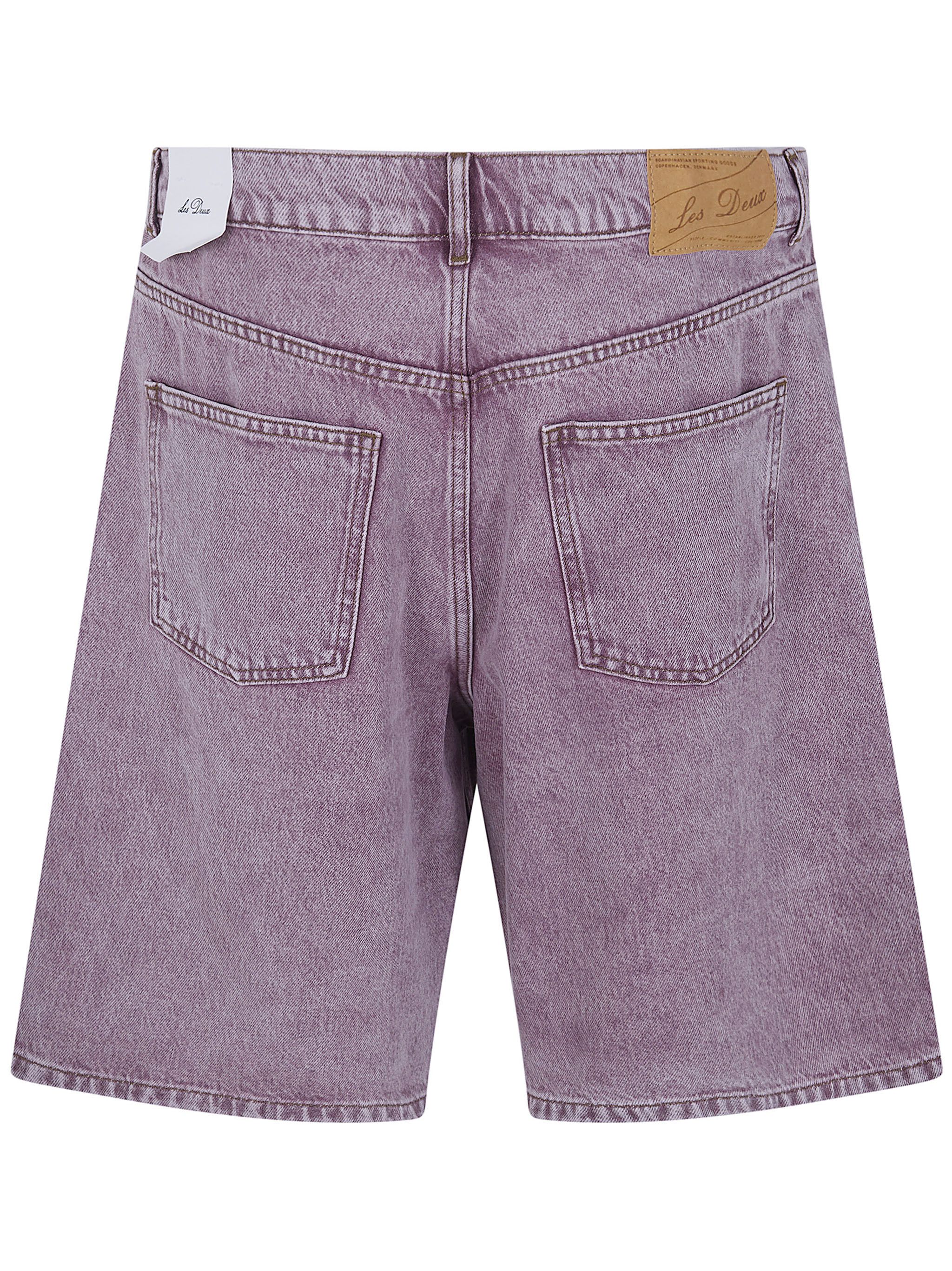 Les Deux "RYDER" LIGHT PINK DENIM SHORTS Size US 30 / EU 46 - 2 Thumbnail