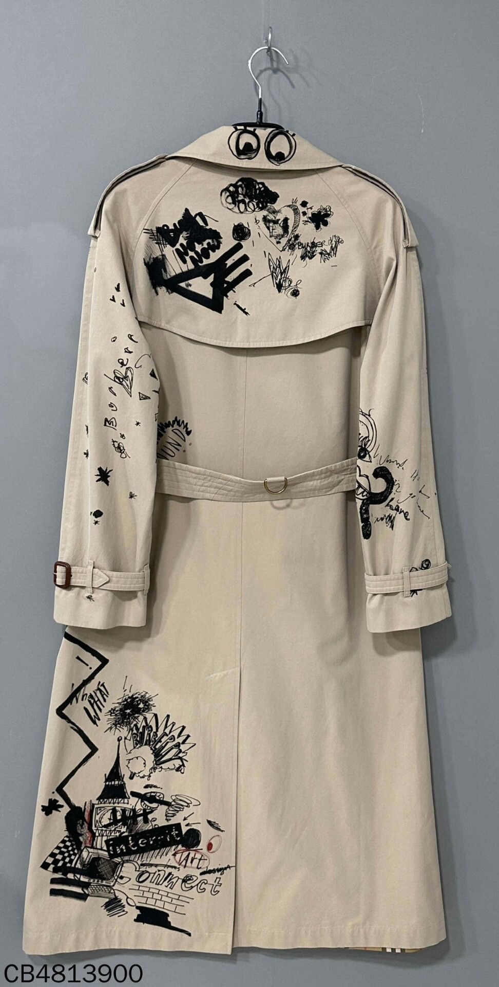 Burberry Burberry Graphic Plaid Coat 6 Women Size XS / US 0-2 / IT 36-38 - 3 Thumbnail