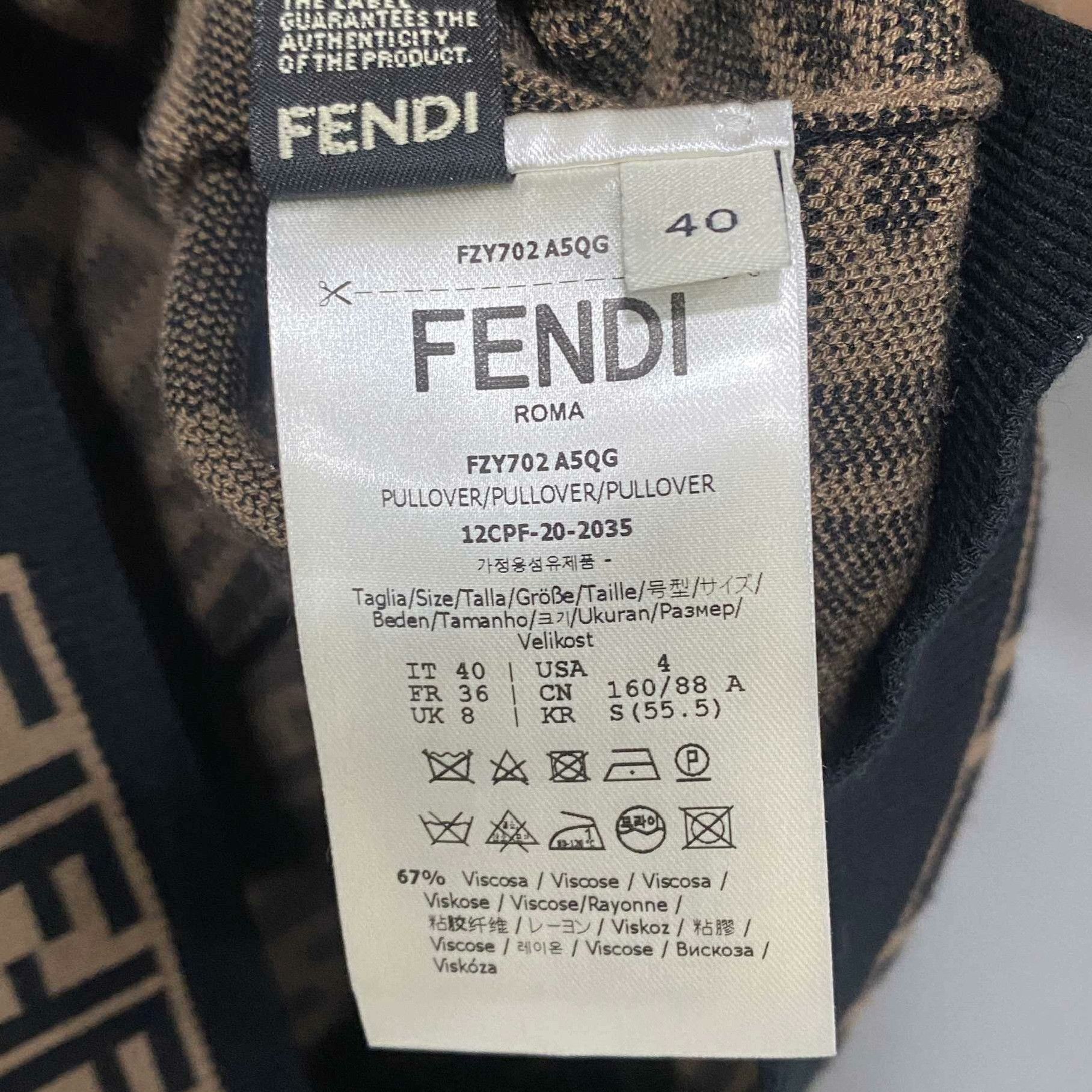 Fendi Fendi T-Shirt L Women Size L / US 10 / IT 46 - 5 Thumbnail