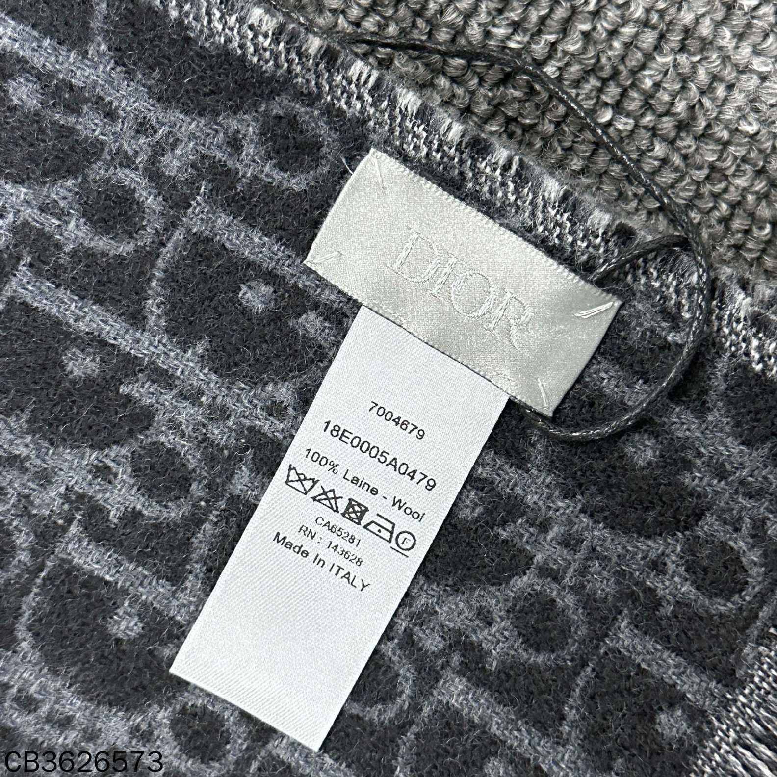 Dior Dior Gray Scarf S Men Size ONE SIZE - 4 Thumbnail