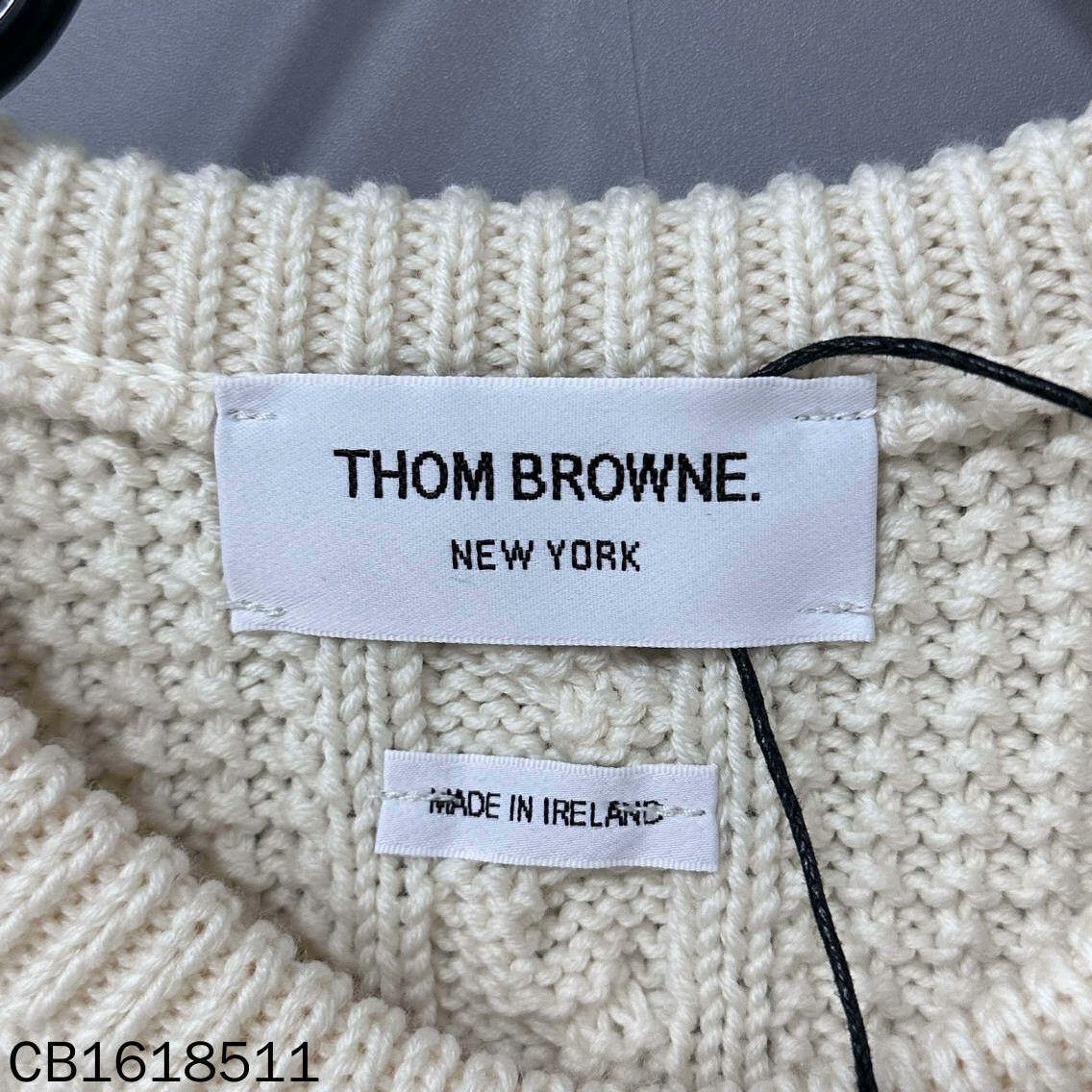 Thom Browne Thom Browne Knit Striped Brown Sweater S Women Size S / US 4 / IT 40 - 5 Thumbnail