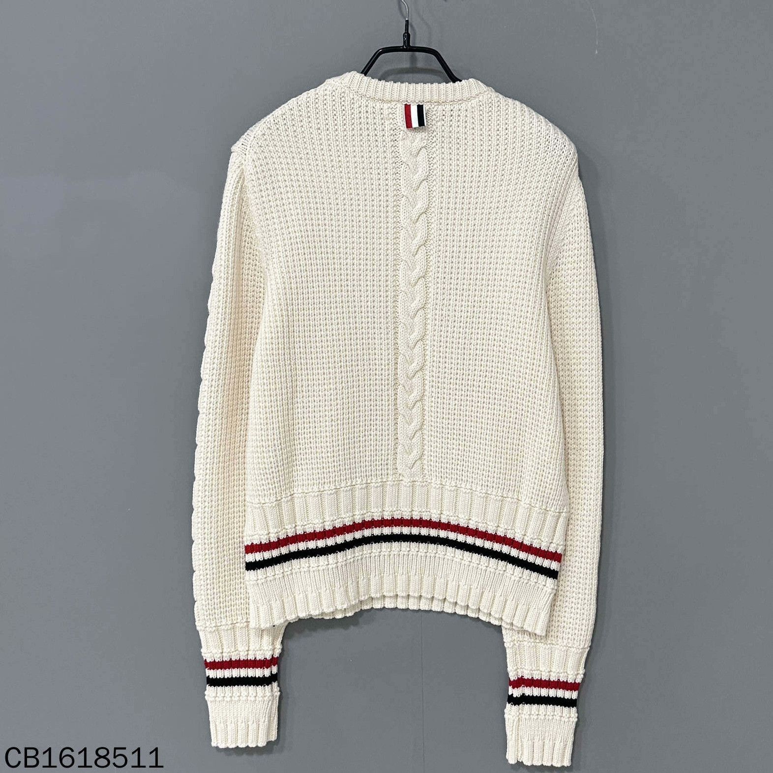 Thom Browne Thom Browne Knit Striped Brown Sweater S Women Size S / US 4 / IT 40 - 3 Thumbnail
