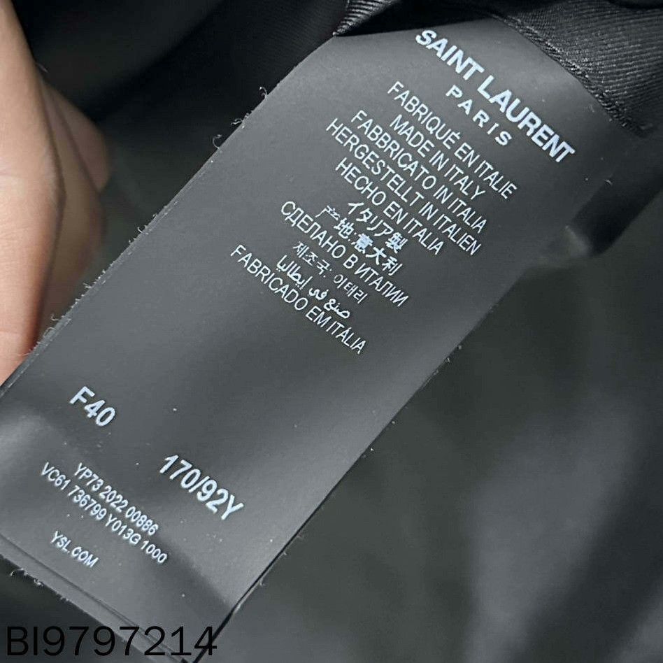 Saint Laurent Paris Saint Laurent Paris Formal Black Jacket S Women Size S / US 4 / IT 40 - 6 Thumbnail