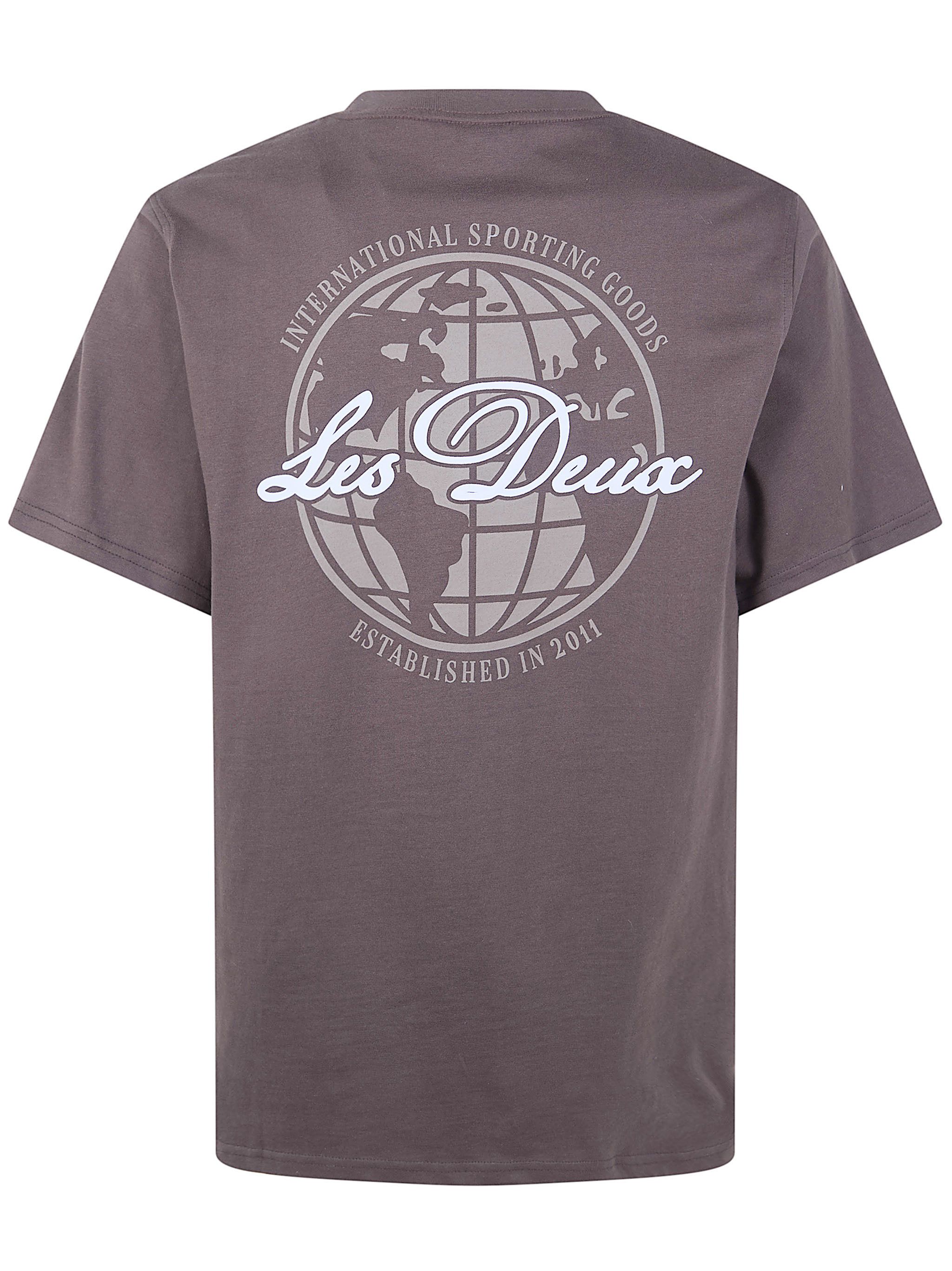 Les Deux "BEN GLOBE" T-SHIRT Size US XL / EU 56 / 4 - 2 Thumbnail