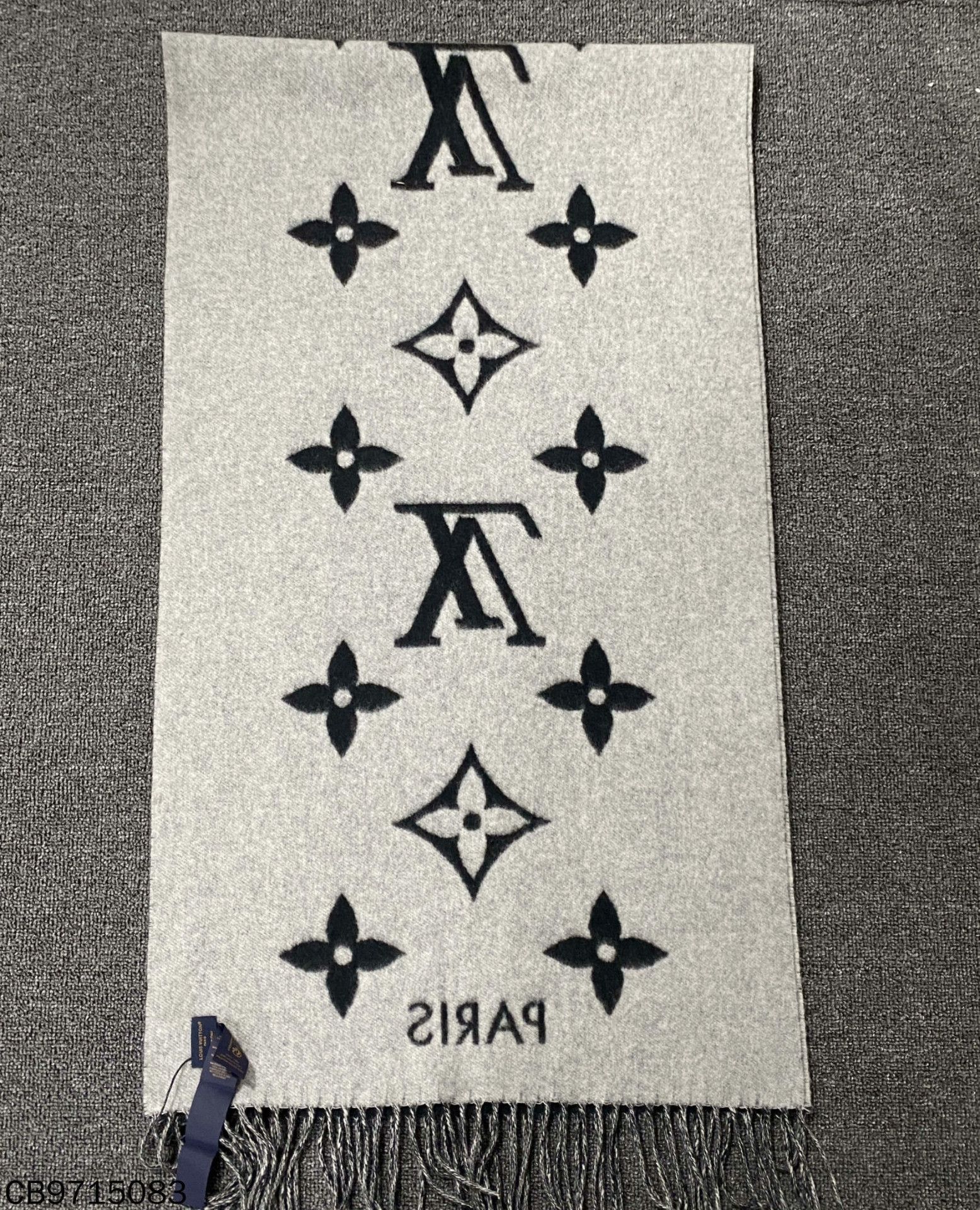 Louis Vuitton Louis Vuitton Black Scarf 37.5 Men Size ONE SIZE - 3 Thumbnail
