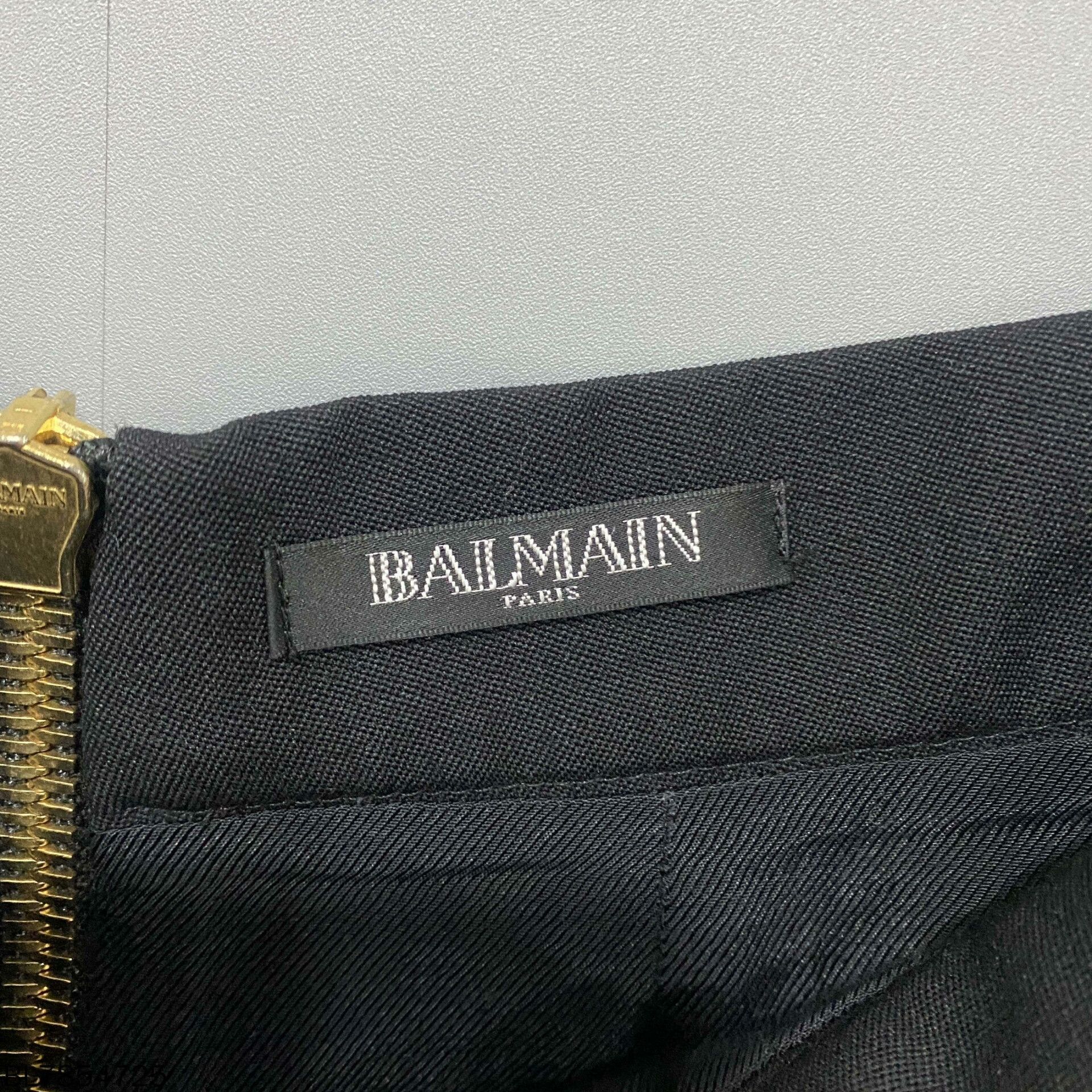 Balmain Balmain Black Skirt L Women Size 30" / US 8 / IT 44 - 5 Thumbnail