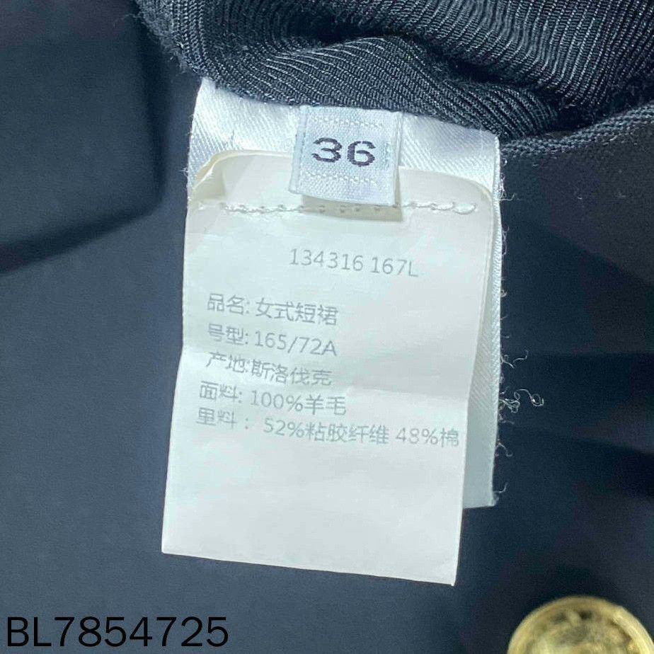 Balmain Balmain Black Skirt L Women Size 30" / US 8 / IT 44 - 4 Thumbnail