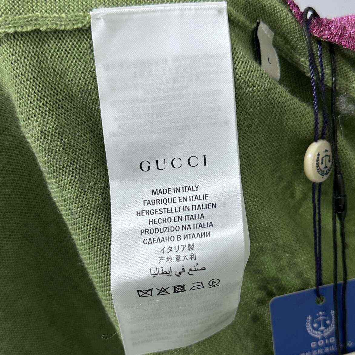 Gucci Gucci Green Jacket L Women Size L / US 10 / IT 46 - 4 Thumbnail