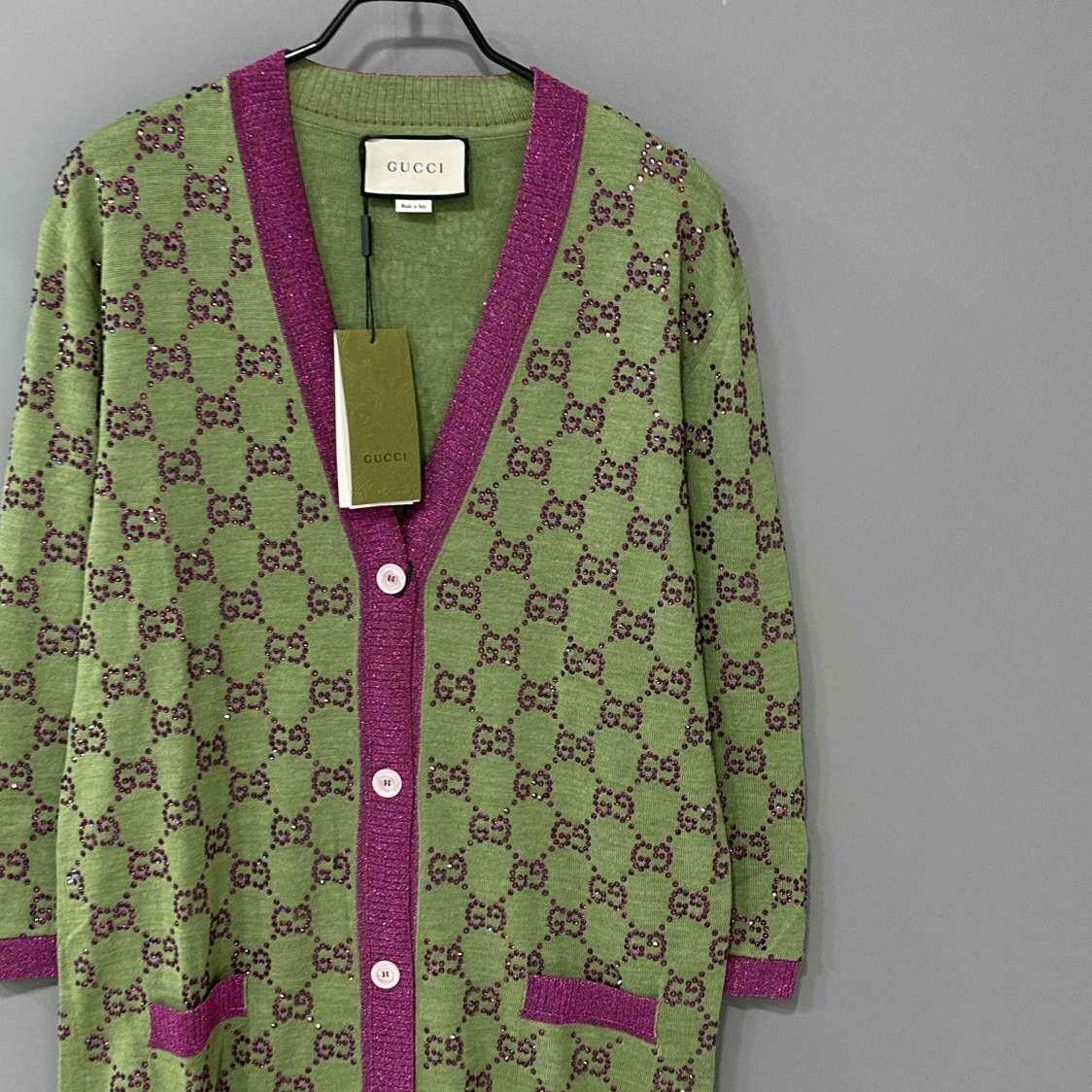 Gucci Gucci Green Jacket L Women Size L / US 10 / IT 46 - 2 Thumbnail