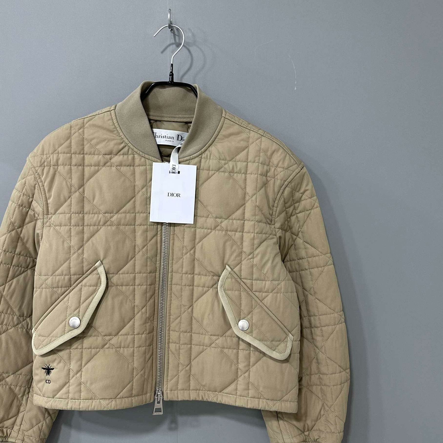 Dior Dior Plaid Beige Down Jacket 36 Women Size S / US 4 / IT 40 - 2 Thumbnail
