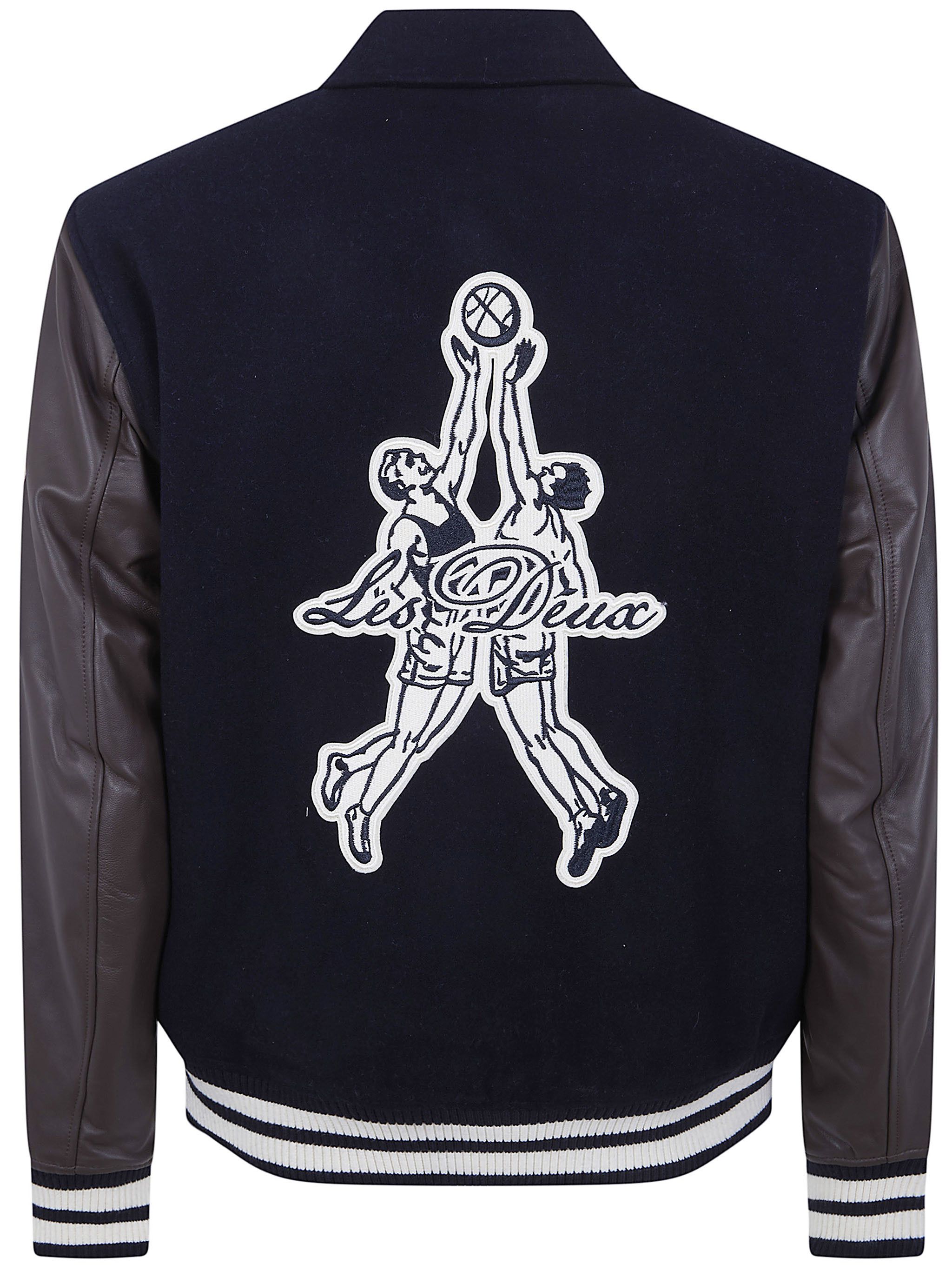 Les Deux "BASKET VARSITY" WOOL JACKET Size US L / EU 52-54 / 3 - 2 Thumbnail
