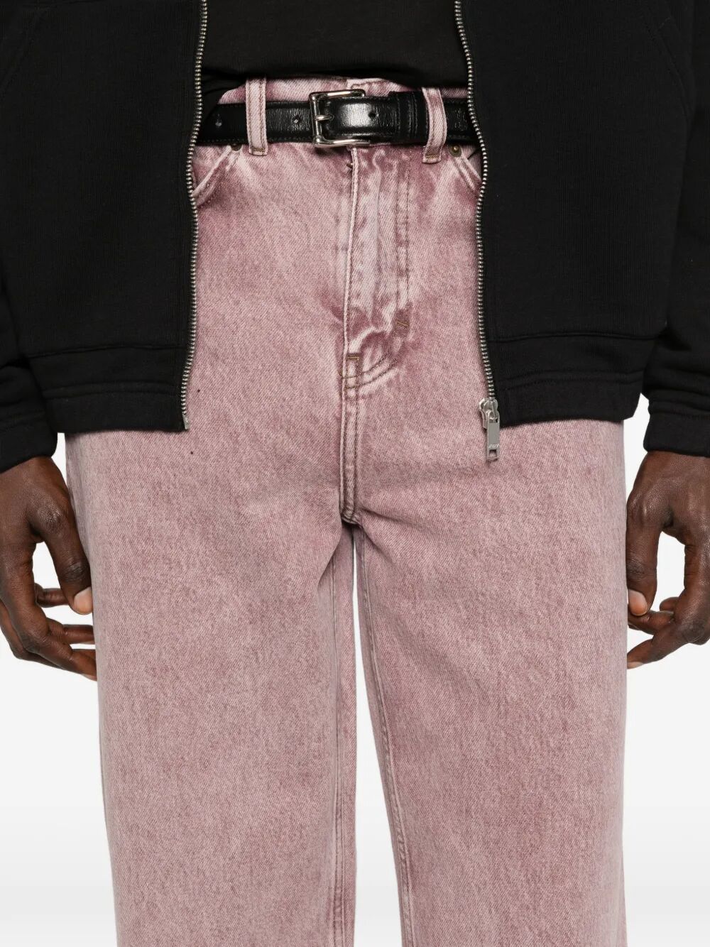 Les Deux "ROI" LIGHT PINK DENIM JEANS Size US 30 / EU 46 - 4 Thumbnail