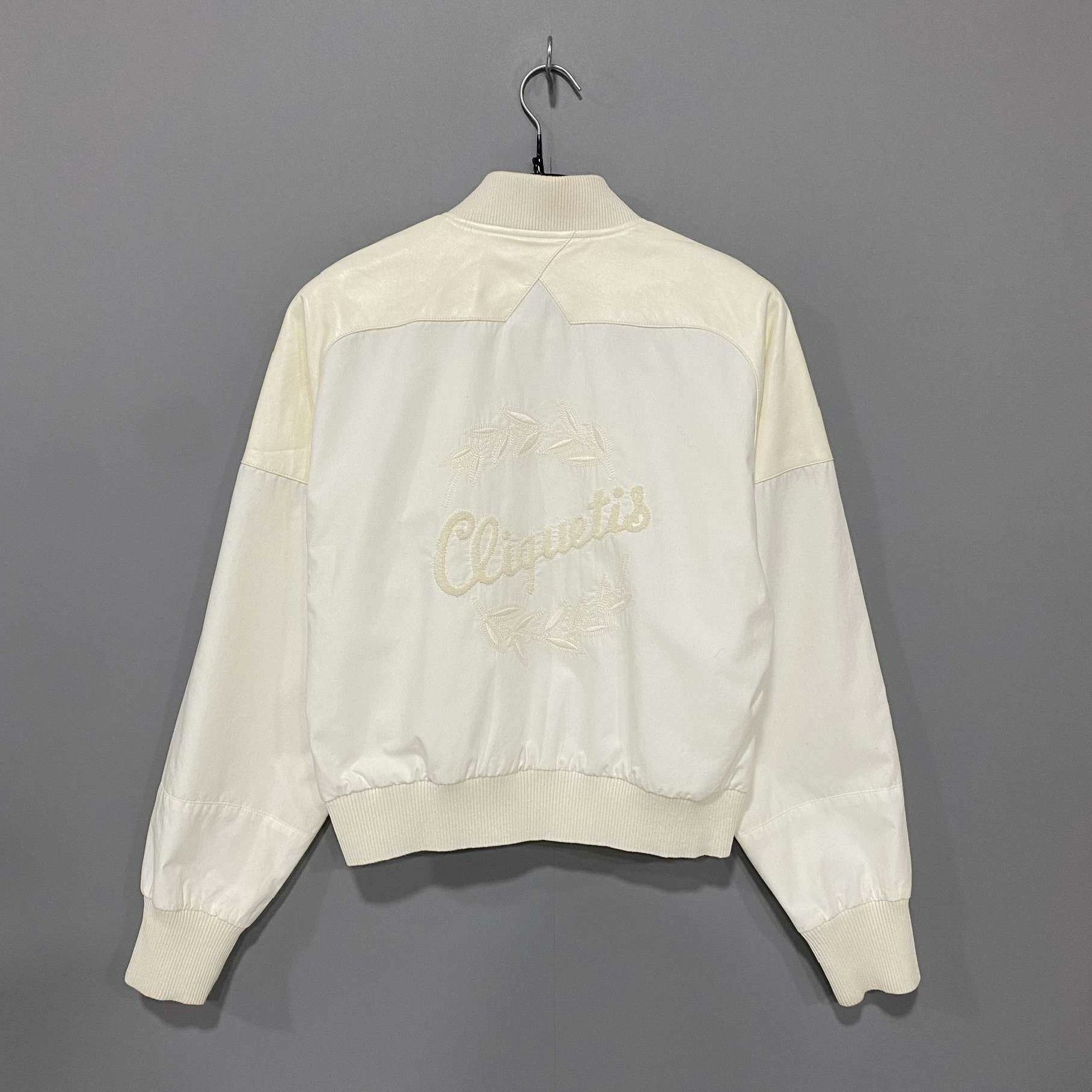 Hermes Hermes Embroidered White Jacket M Women Size M / US 6-8 / IT 42-44 - 3 Thumbnail