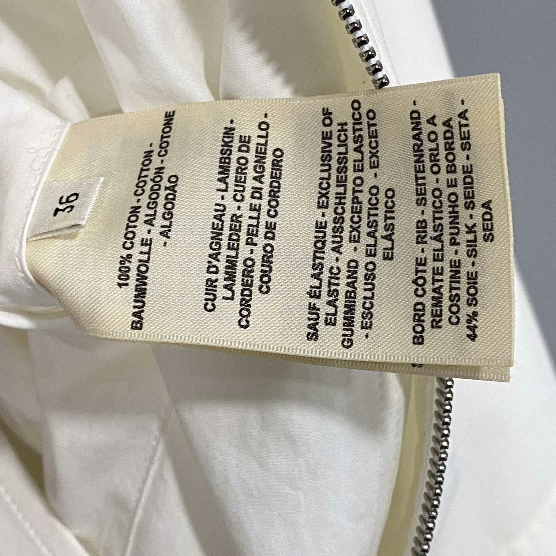 Hermes Hermes Embroidered White Jacket M Women Size M / US 6-8 / IT 42-44 - 4 Thumbnail