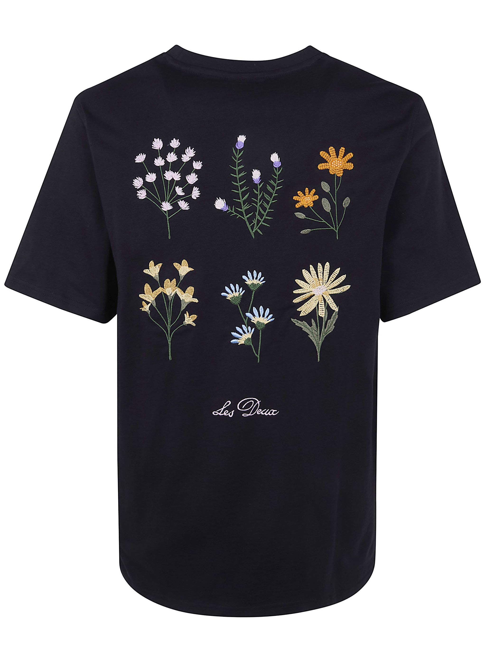 Les Deux "WILD FLOWER" T-SHIRT Size US M / EU 48-50 / 2 - 7 Thumbnail