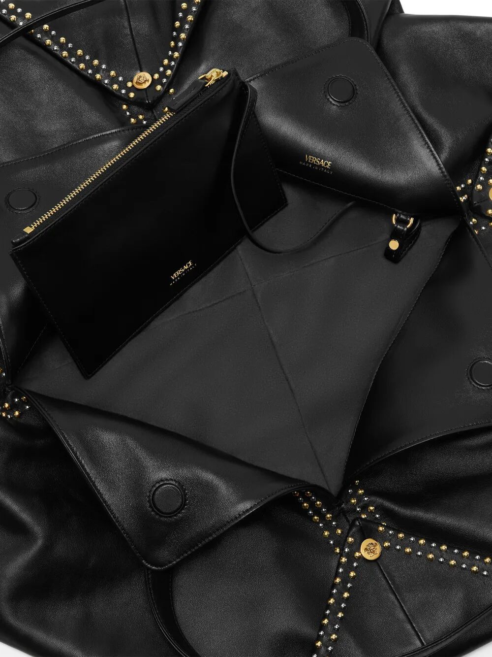 Versace LAMB LEATHER LARGE SHOULDER Size ONE SIZE - 5 Thumbnail