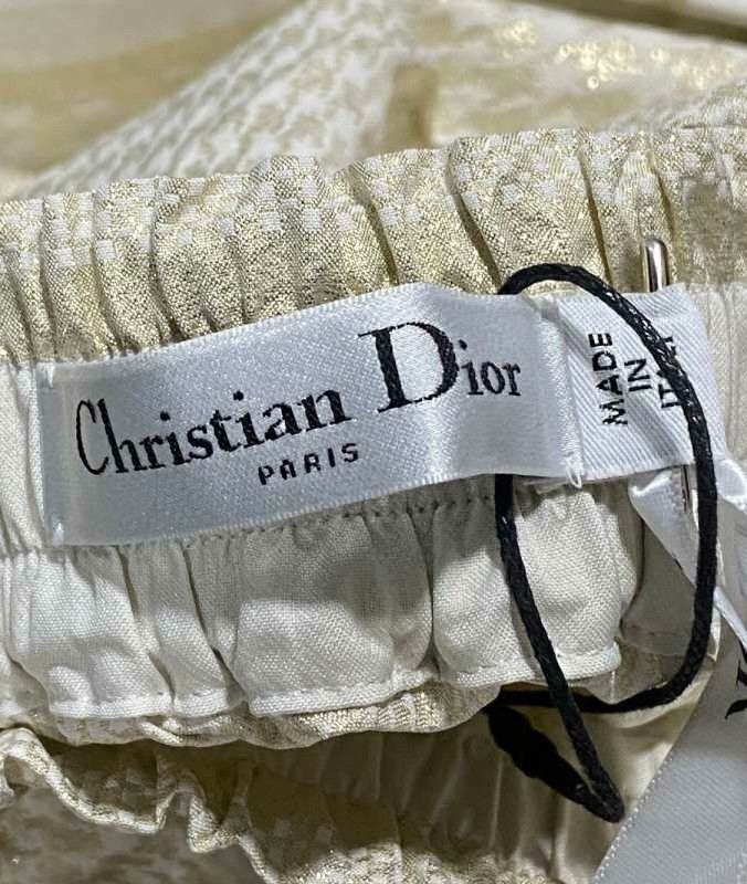 Dior Dior Gold Skirt 38 Women Size 38" / US 16 / IT 52 - 5 Thumbnail