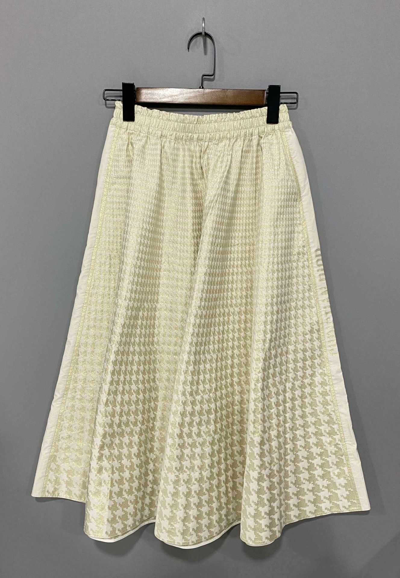 Dior Dior Gold Skirt 38 Women Size 38" / US 16 / IT 52 - 3 Thumbnail