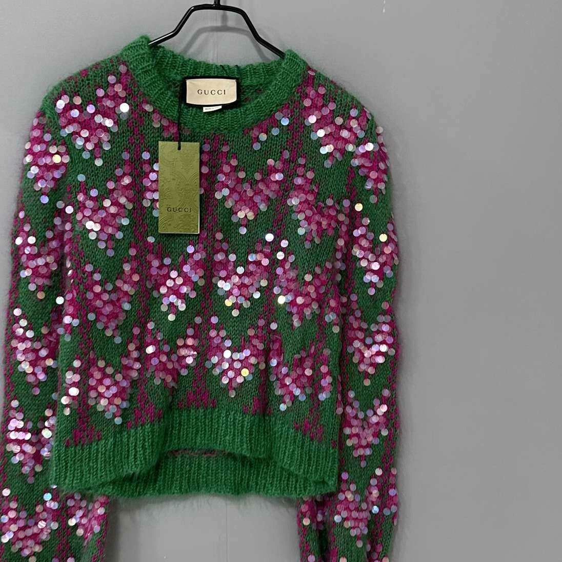 Gucci Gucci Knit Multi Sweater L Women Size L / US 10 / IT 46 - 2 Thumbnail