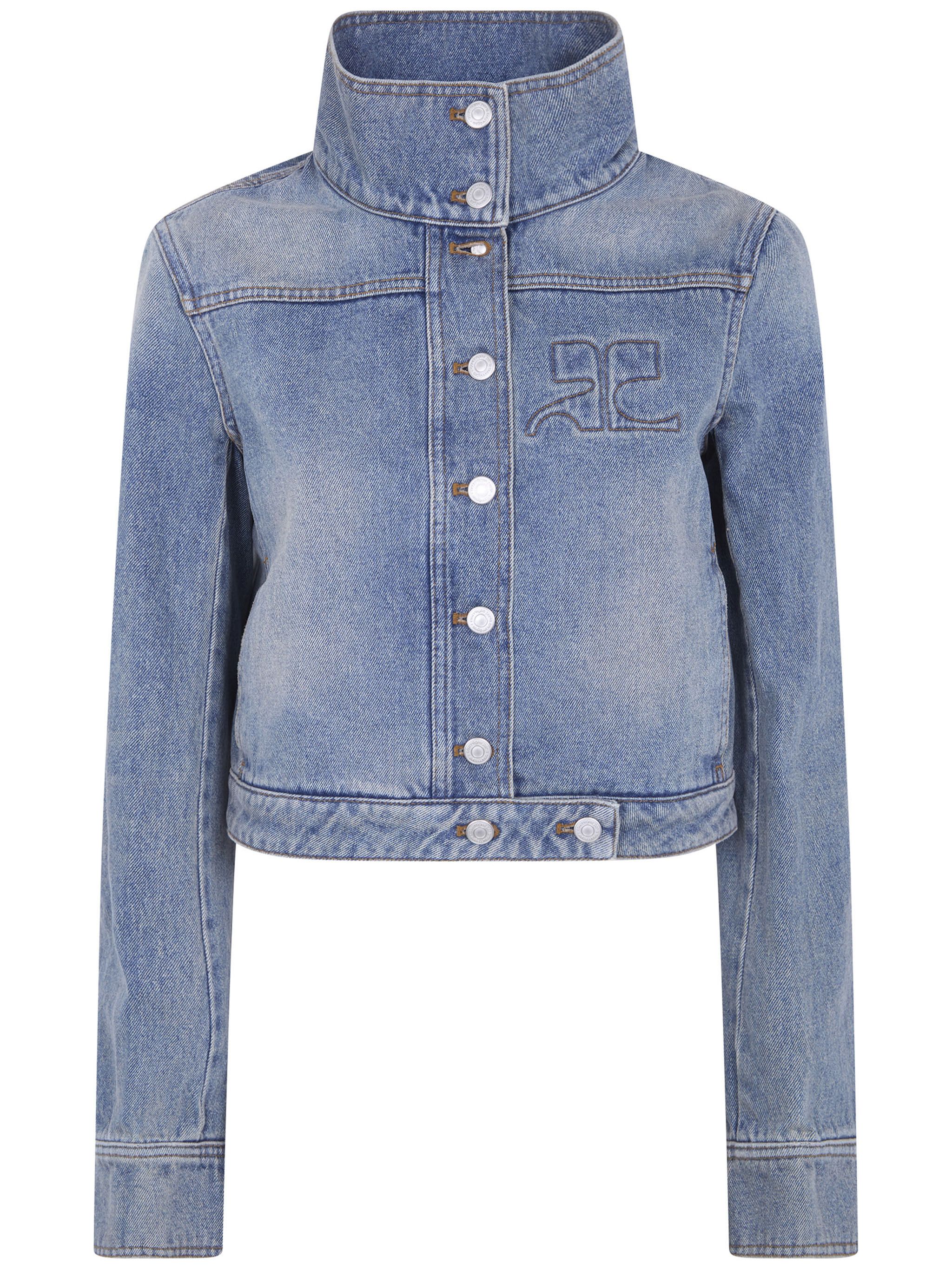 Courreges "REEDITION" DENIM JACKET Size M / US 6-8 / IT 42-44 - 6 Thumbnail