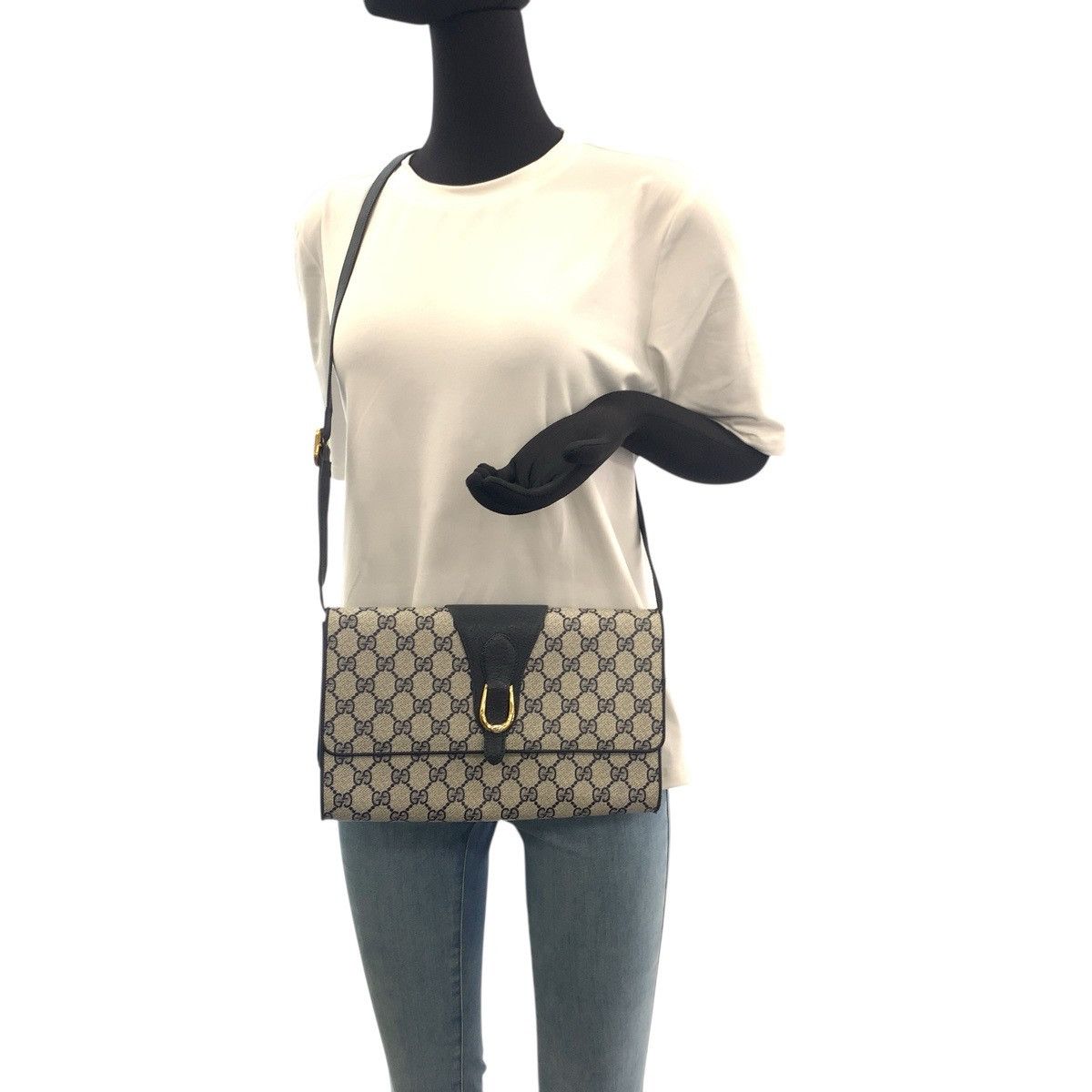 Gucci Gucci Gucci GG Supreme Canvas Shoulder Bag Textile Shoulder Bag 9402050 DUTY FREE for USA Size ONE SIZE - 7 Thumbnail