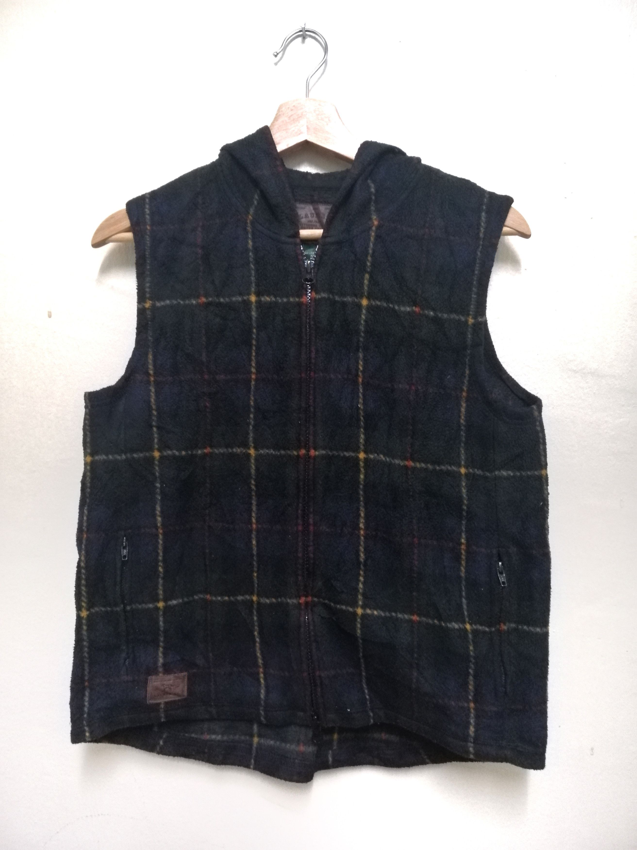 Vintage Ralph Lauren Fleece Vest Hoodie B27