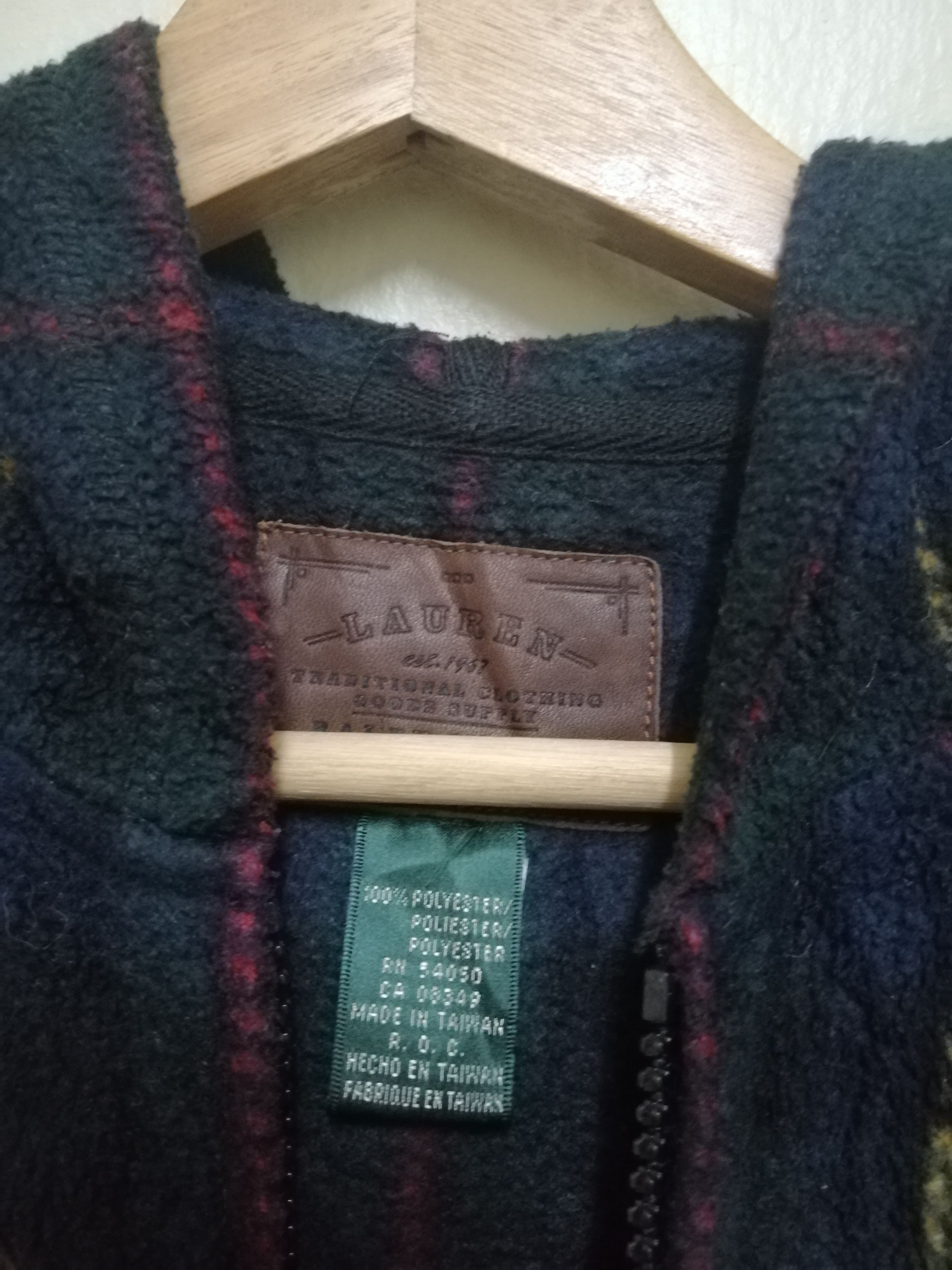 Polo Ralph Lauren Vintage Ralph Lauren Fleece Vest Hoodie B27 Size US M / EU 48-50 / 2 - 3 Thumbnail