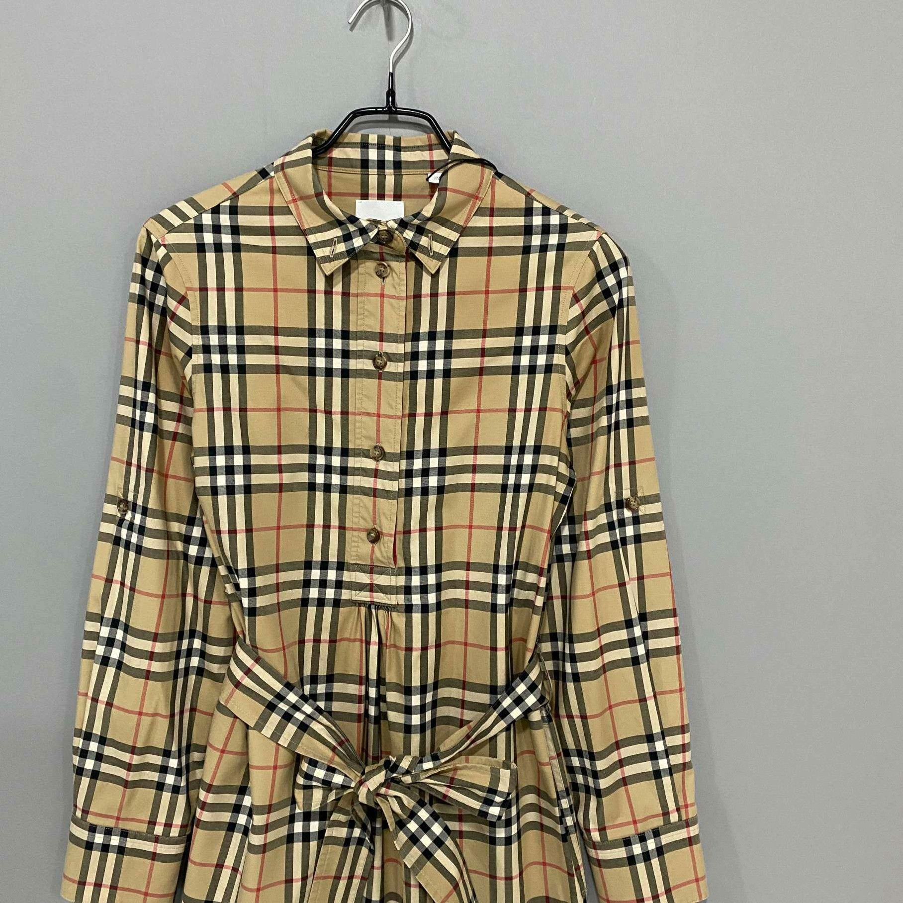Burberry Burberry Plaid Long Dress L Women Size L / US 10 / IT 46 - 2 Thumbnail