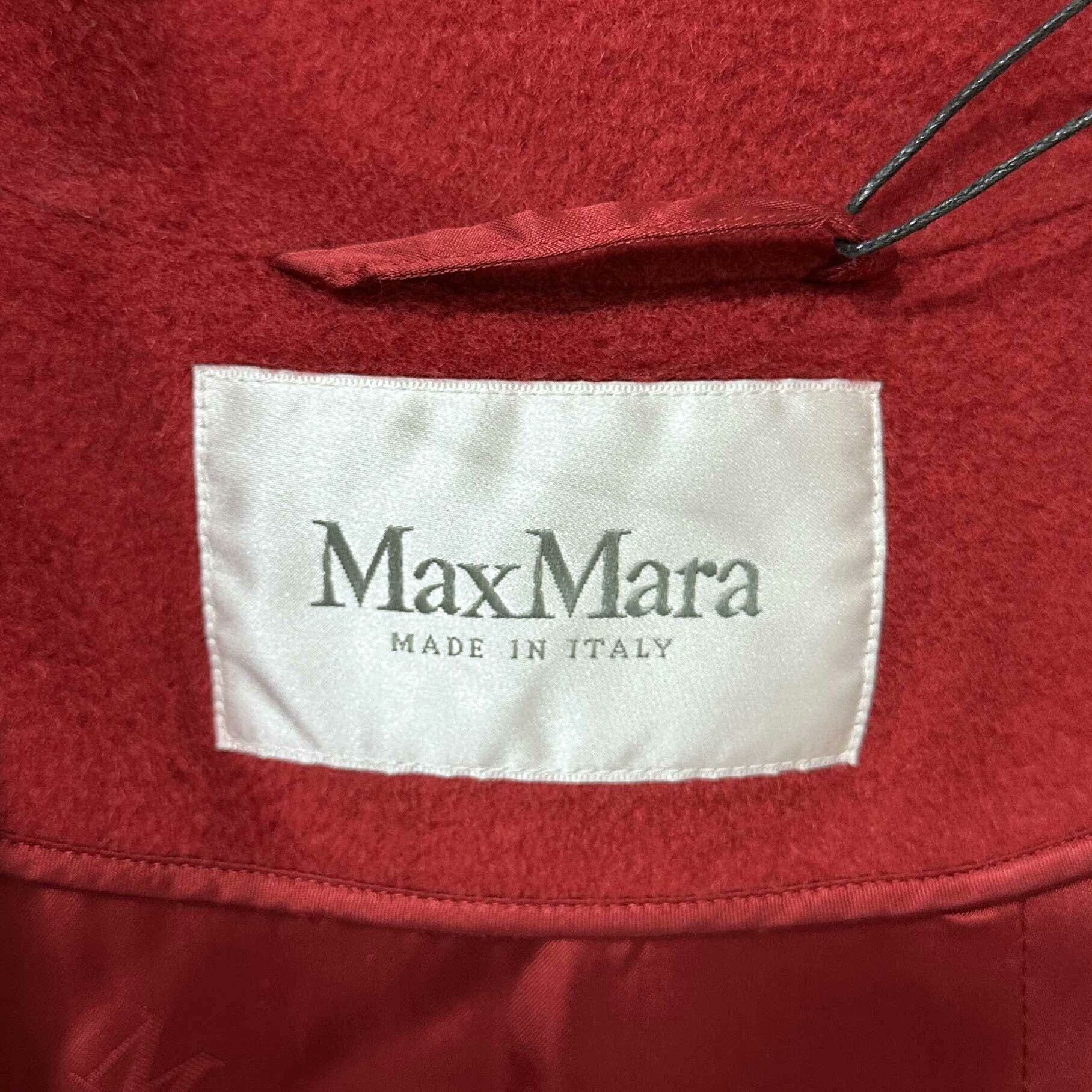 Max Mara Max Mara Red Coat L Women Size L / US 10 / IT 46 - 5 Thumbnail
