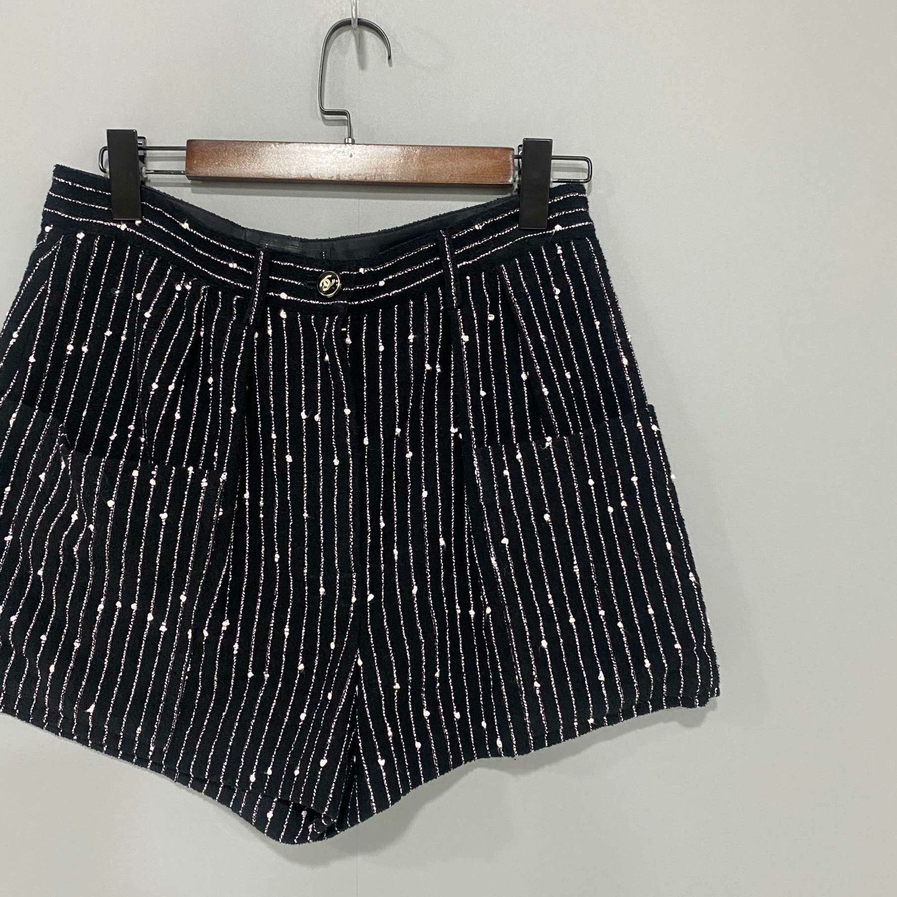Chanel Chanel Striped Pants 23 Women Size 23" - 3 Thumbnail