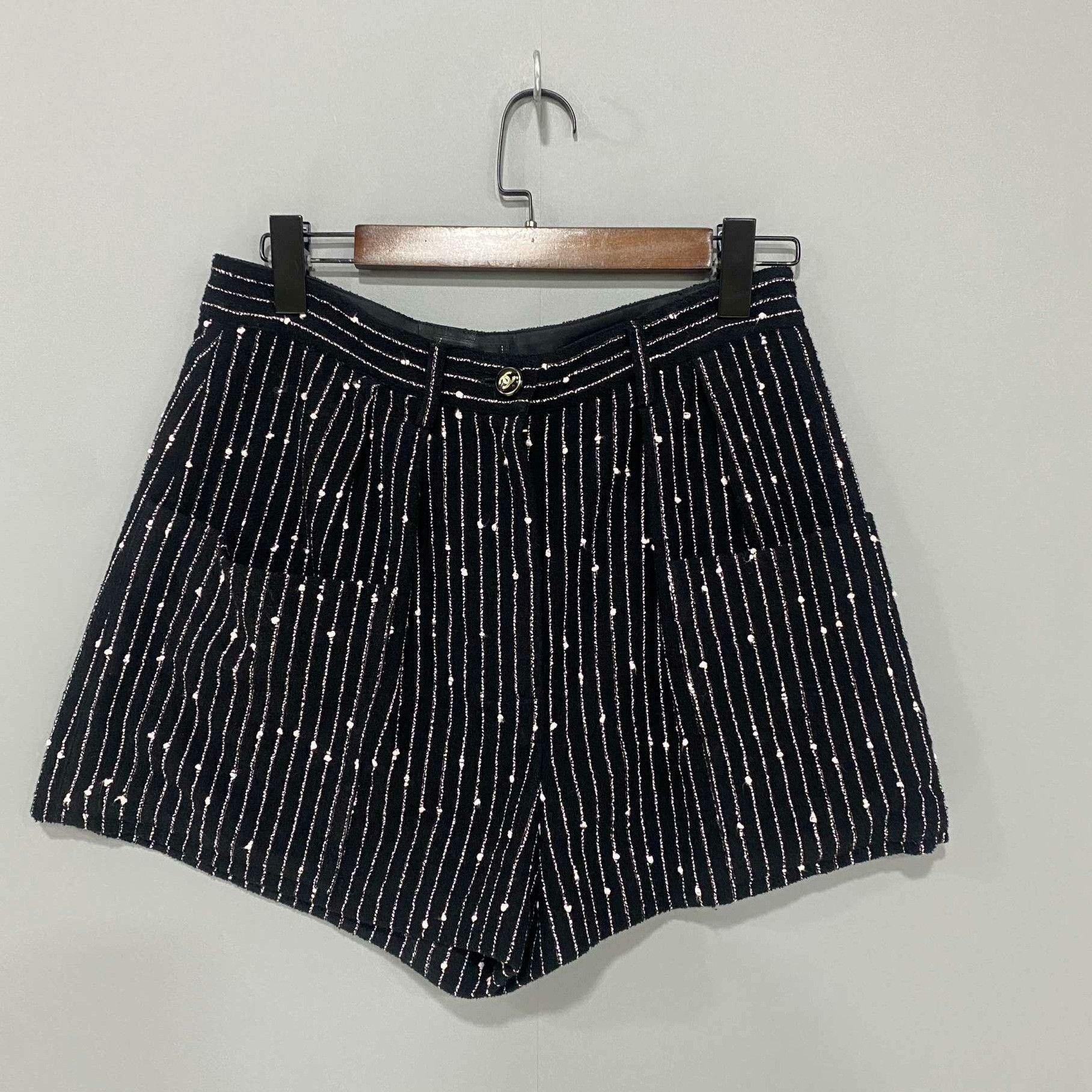 Chanel Chanel Striped Pants 23 Women Size 23" - 2 Thumbnail