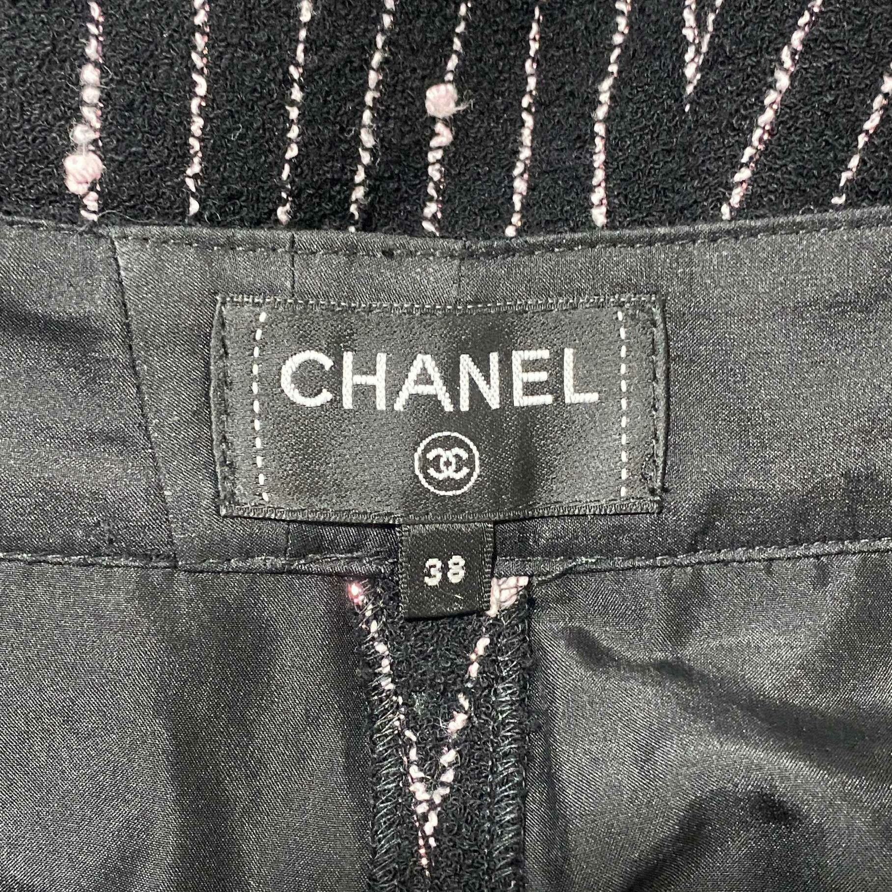 Chanel Chanel Striped Pants 23 Women Size 23" - 5 Thumbnail