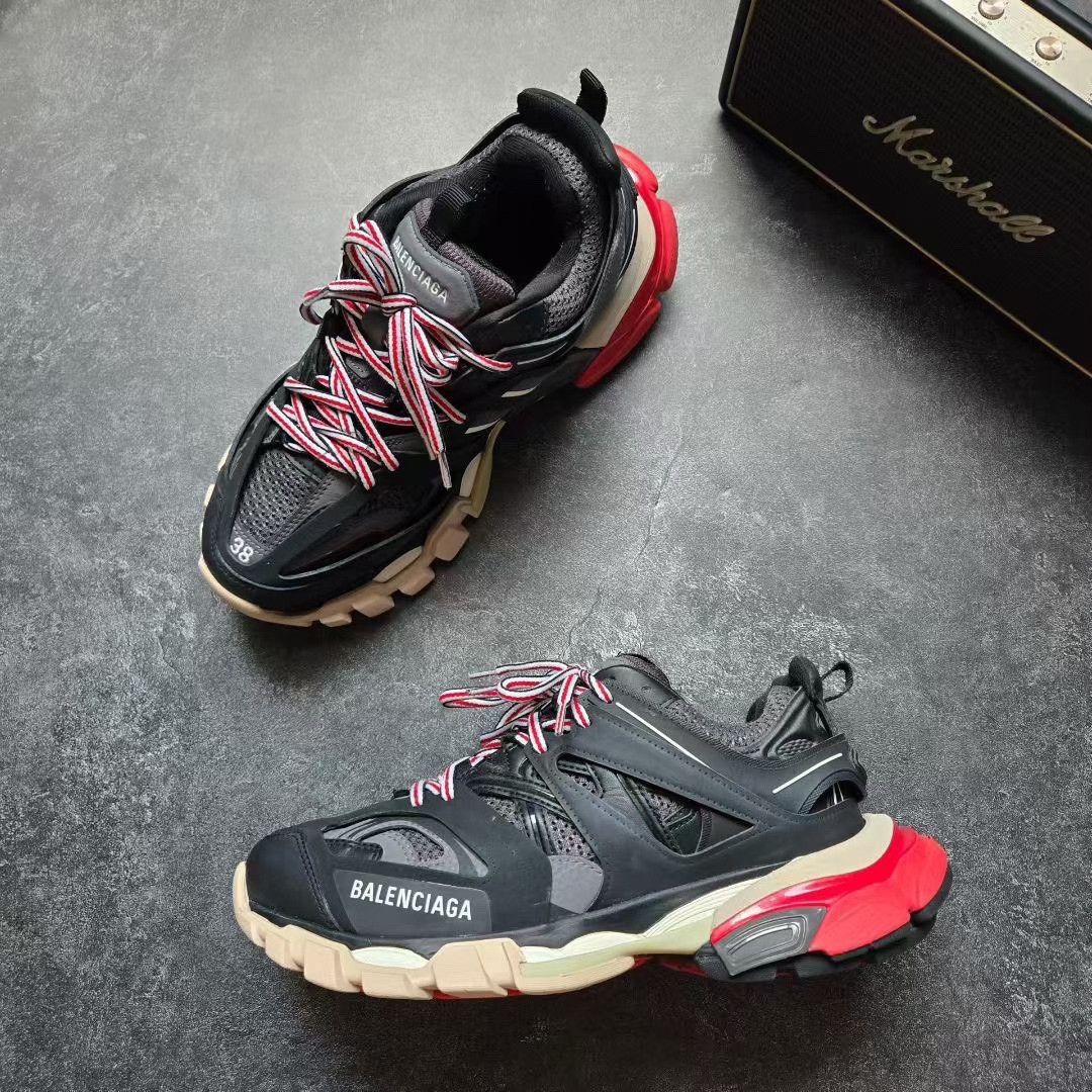 Balenciaga Balenciaga Black Lowtop Sneakers 38 Women Size US 7.5 / IT 37.5 - 4 Thumbnail