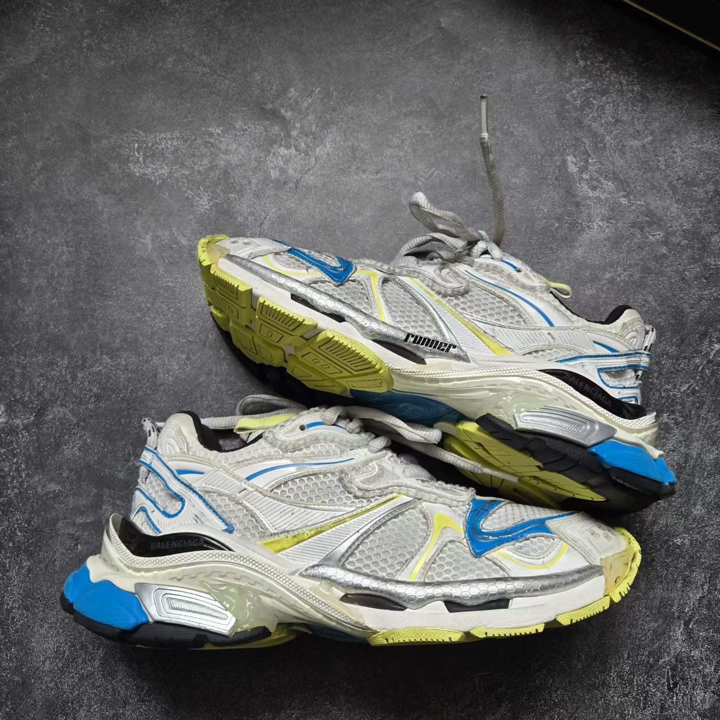 Balenciaga Balenciaga Running Blue Lowtop Sneakers 41 Men Size US 8.5 / EU 41-42 - 8 Thumbnail