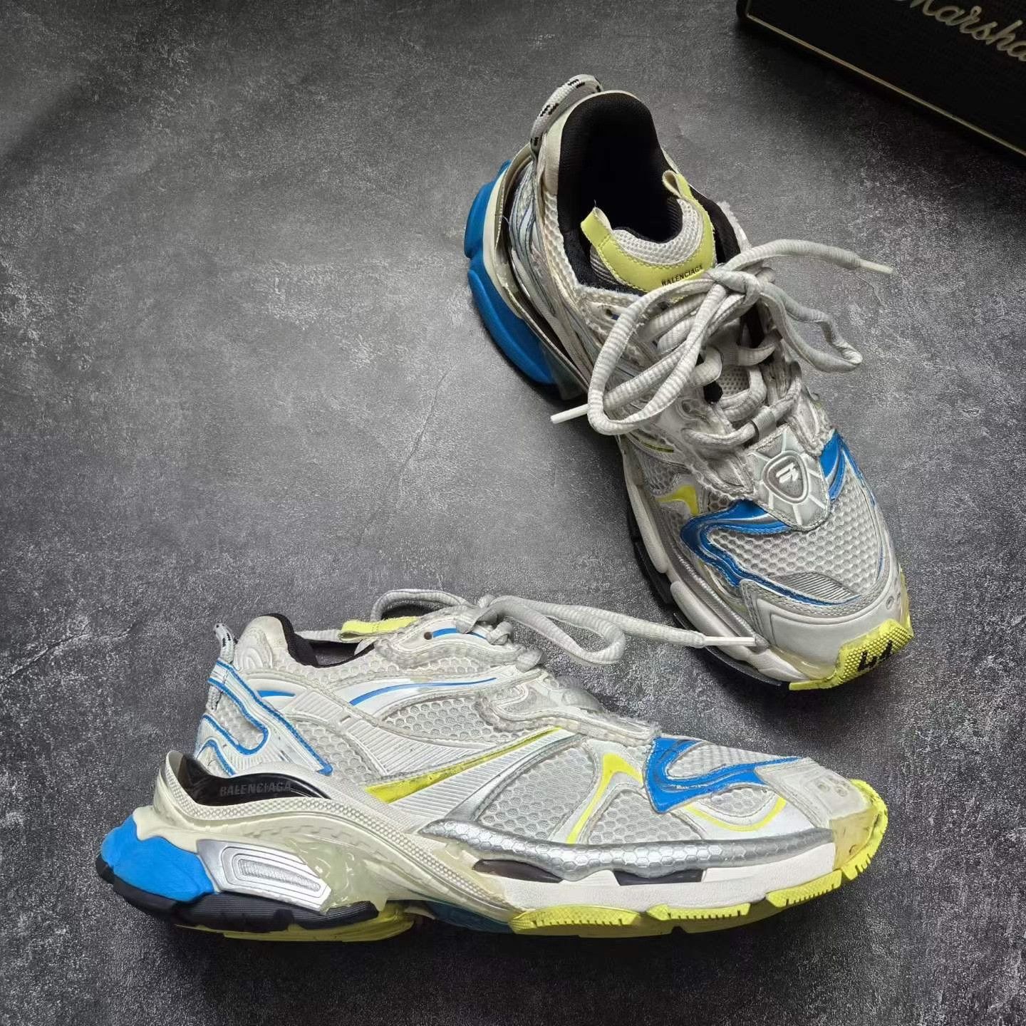 Balenciaga Balenciaga Running Blue Lowtop Sneakers 41 Men Size US 8.5 / EU 41-42 - 6 Thumbnail