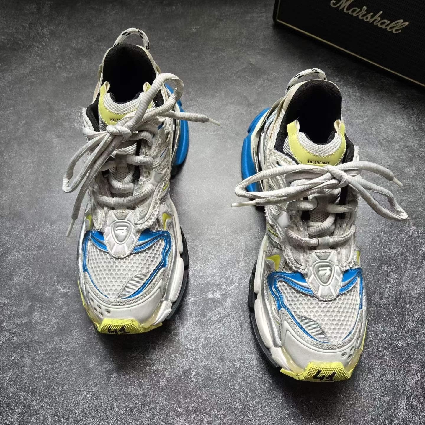 Balenciaga Balenciaga Running Blue Lowtop Sneakers 41 Men Size US 8.5 / EU 41-42 - 2 Thumbnail