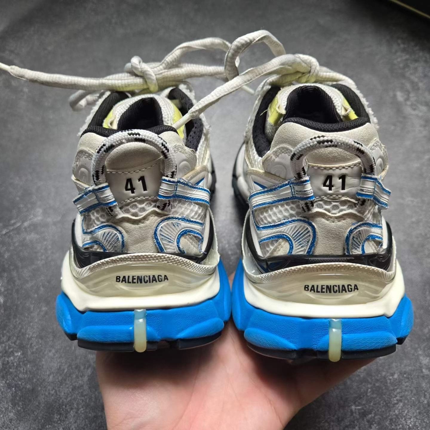 Balenciaga Balenciaga Running Blue Lowtop Sneakers 41 Men Size US 8.5 / EU 41-42 - 3 Thumbnail